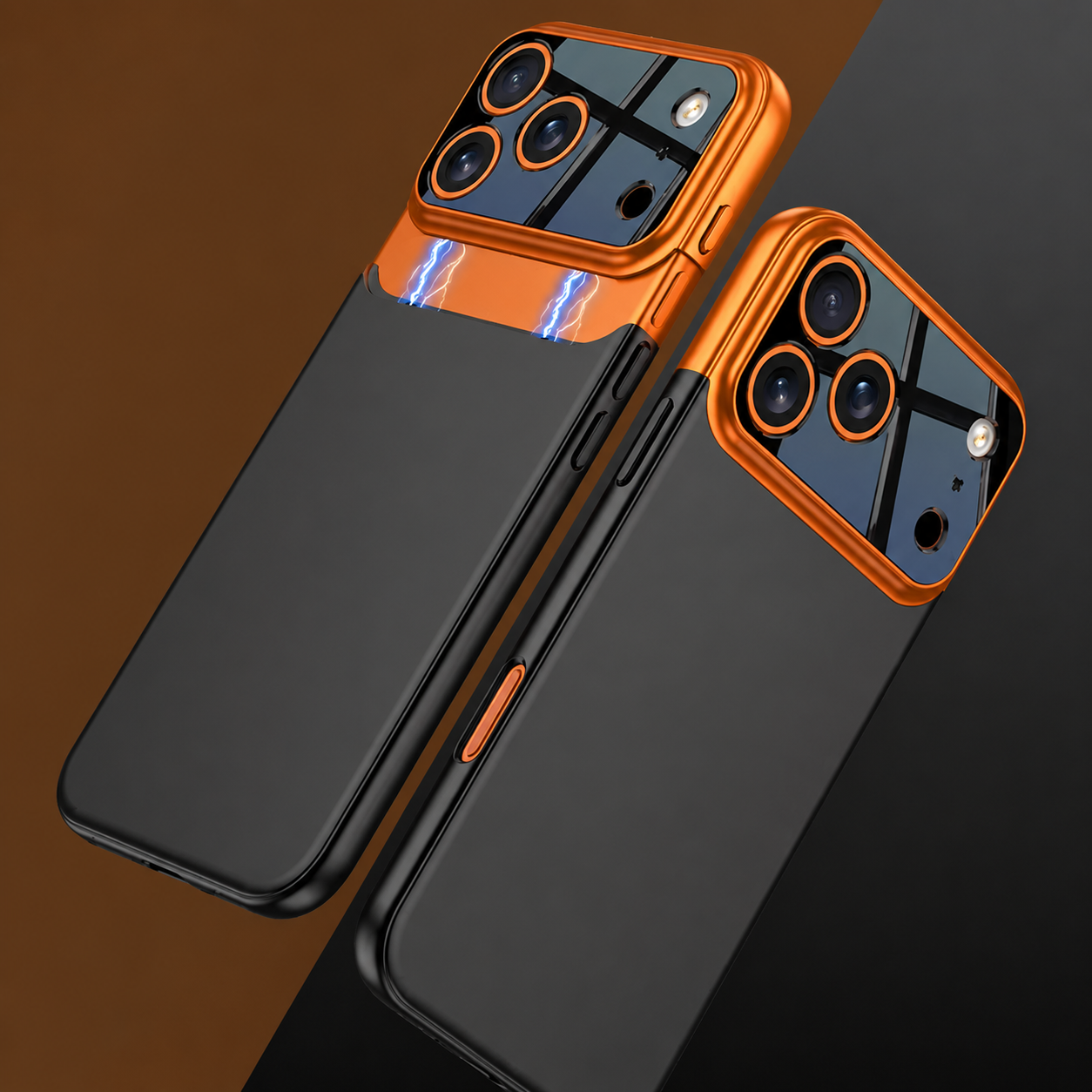 Premium iPhone Case Slim Hard Protective Cover Camera Lens Protection Shockproof Anti Scratch Matte Non Slip Two Tone Full Coverage