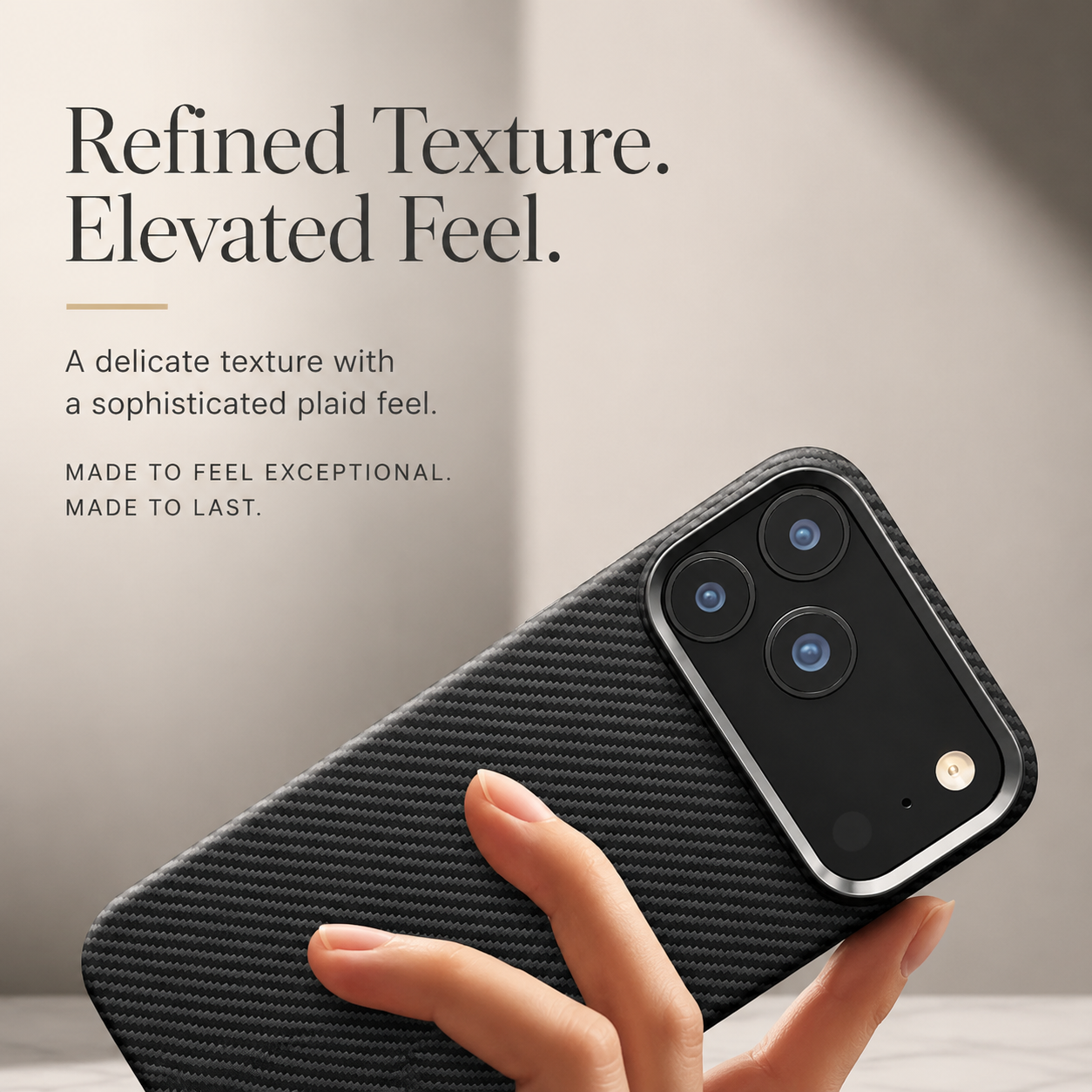 Premium iPhone Case MagSafe Compatible Aramid Fiber Carbon Fiber Protective Cover Wireless Charging Shockproof Ultra Slim Camera Lens Protection Hard Back