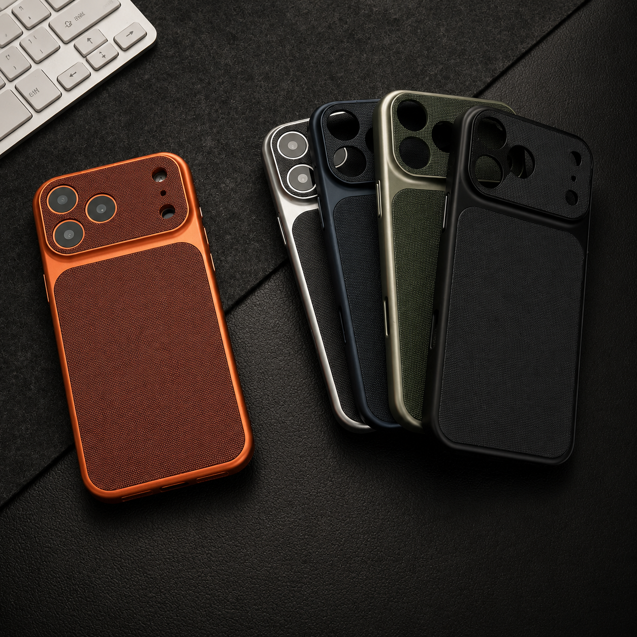Premium iPhone Case MagSafe Compatible Vintage Leather Protective Cover Shockproof Armor Camera Lens Protection Anti Scratch Slim Full Coverage