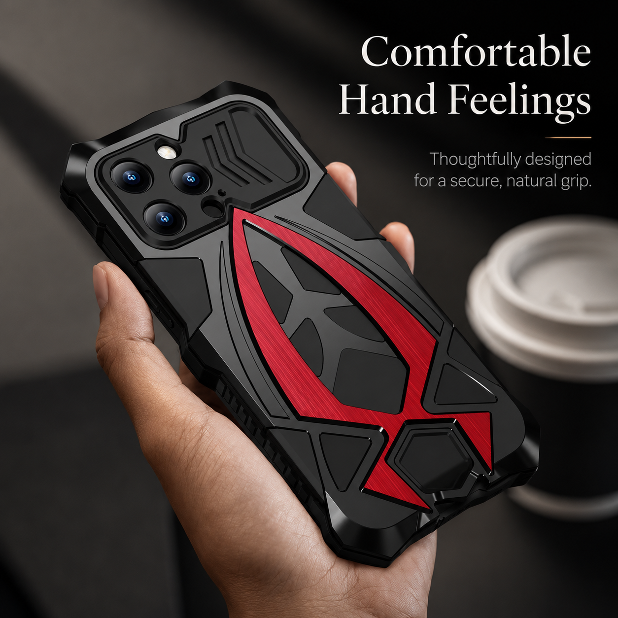 Premium iPhone Case MagSafe Compatible Magnetic Metal Armor Protective Cover Shockproof Camera Lens Protection Ultra Thin TPU Frame Full Coverage Design