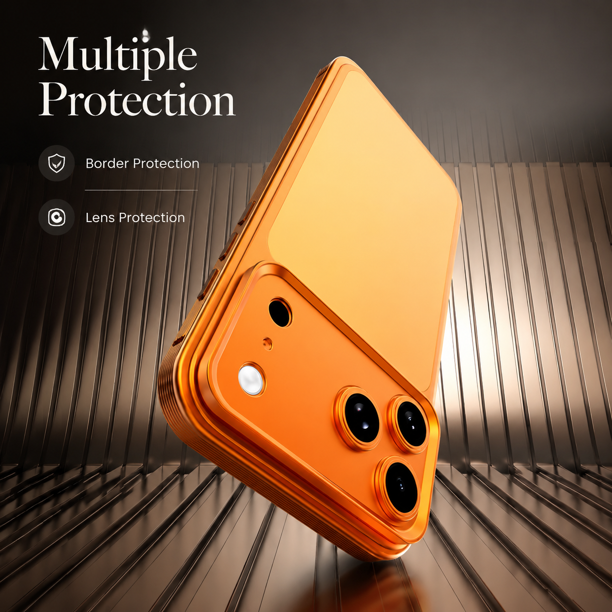 Premium iPhone Case MagSafe Compatible Magnetic Metal Frame Cover Heat Dissipation Design Shockproof Protective Camera Lens Guard Anti Slip Grip Slim Structure