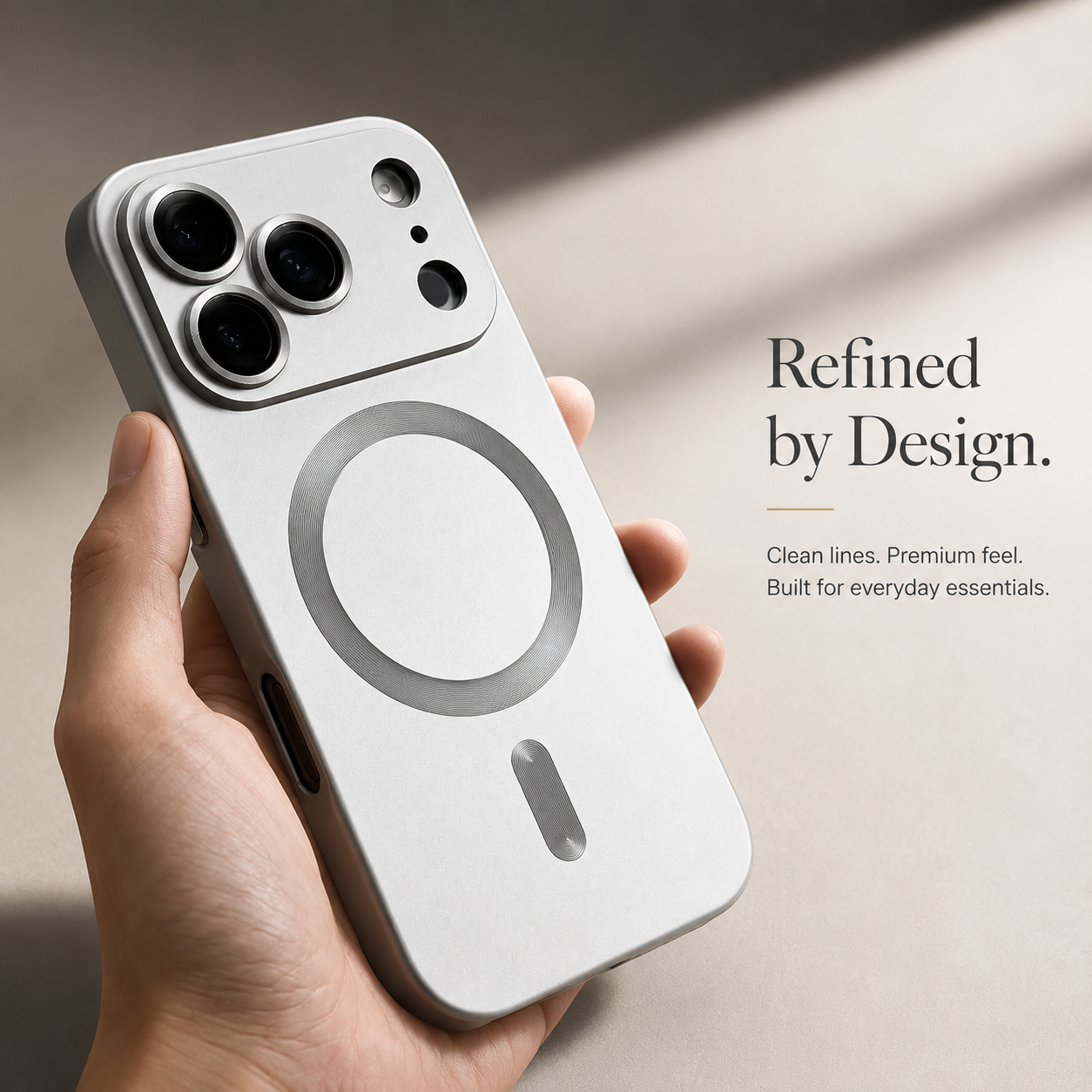Premium iPhone Case MagSafe Compatible Magnetic Metallic Finish Shockproof Protective Cover Wireless Charging Camera Lens Protection Soft TPU Slim Full Coverage
