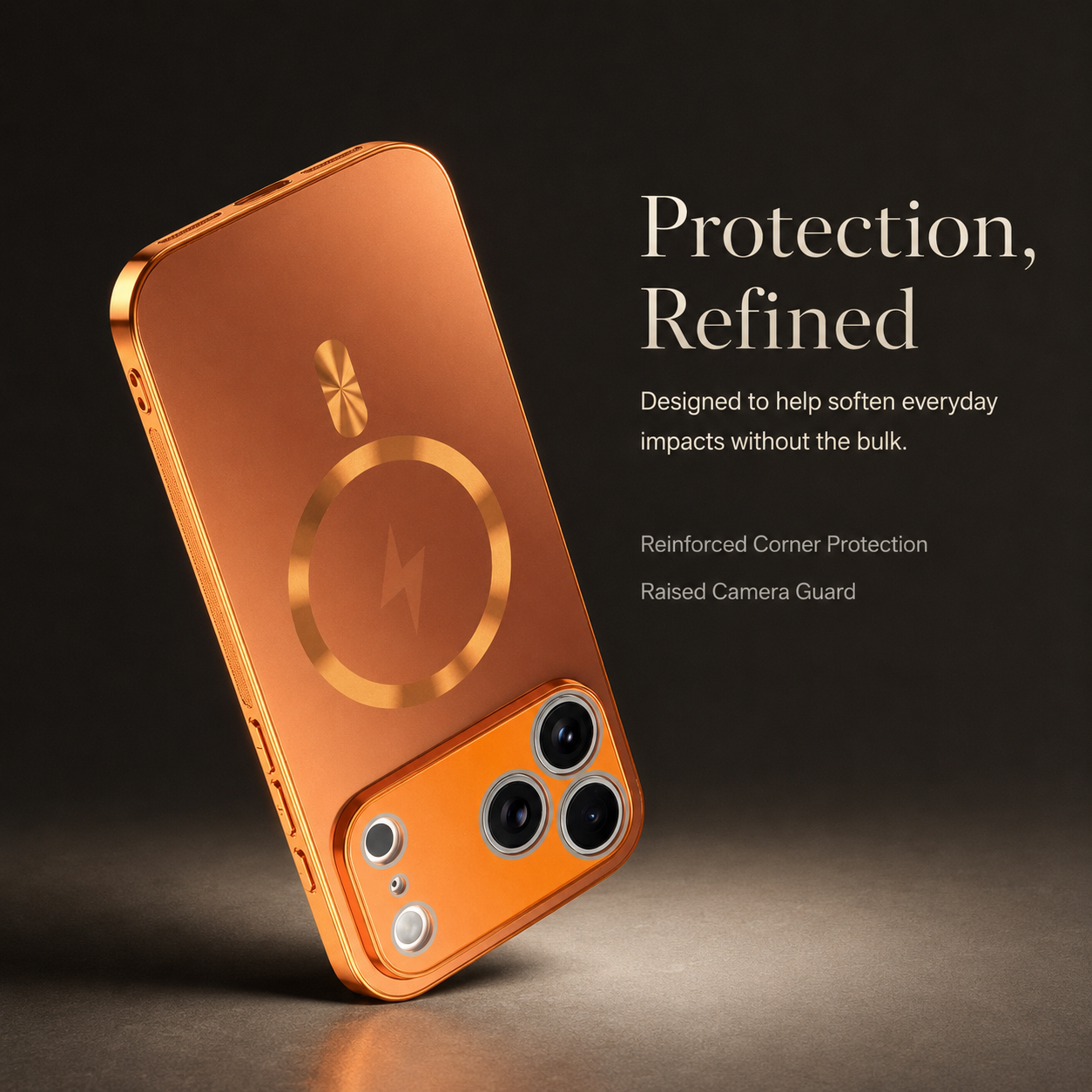 Premium iPhone Case MagSafe Compatible Magnetic Aluminum Frame Electroplated Matte Shockproof Protective Cover Camera Lens Protection Slim Full Coverage