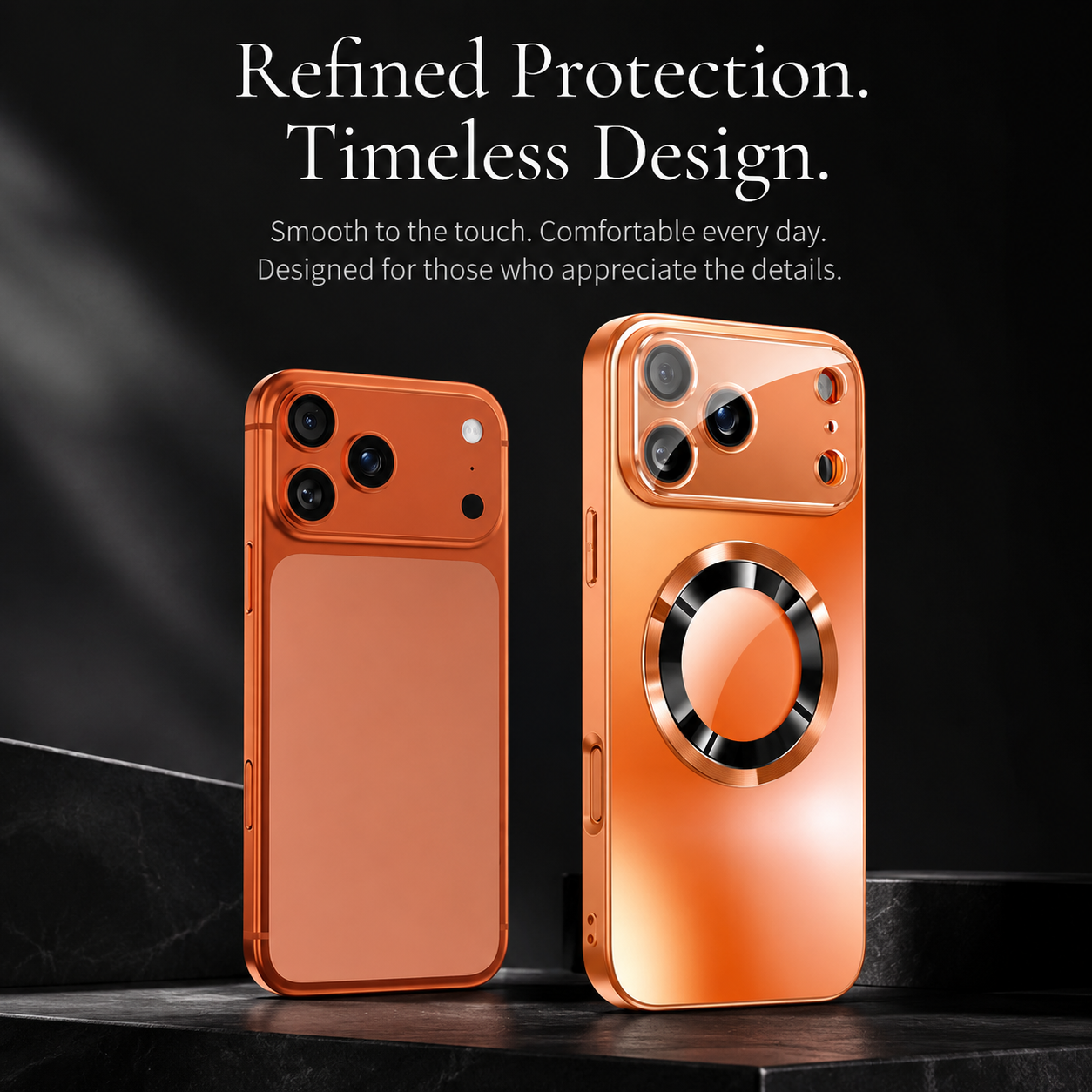Premium iPhone Case MagSafe Compatible Magnetic Titanium Matte Cover Shockproof Protective PC TPU Back Camera Lens Protection Ultra Thin Full Coverage