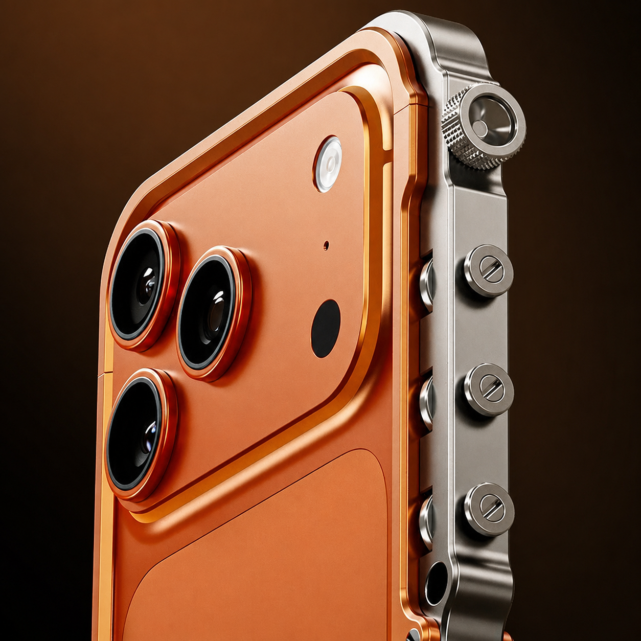 Premium iPhone Case Magnetic Aluminum Alloy Cyberpunk Bumper Heat Dissipation Shockproof Non Slip Lightweight Full Coverage Protective Design