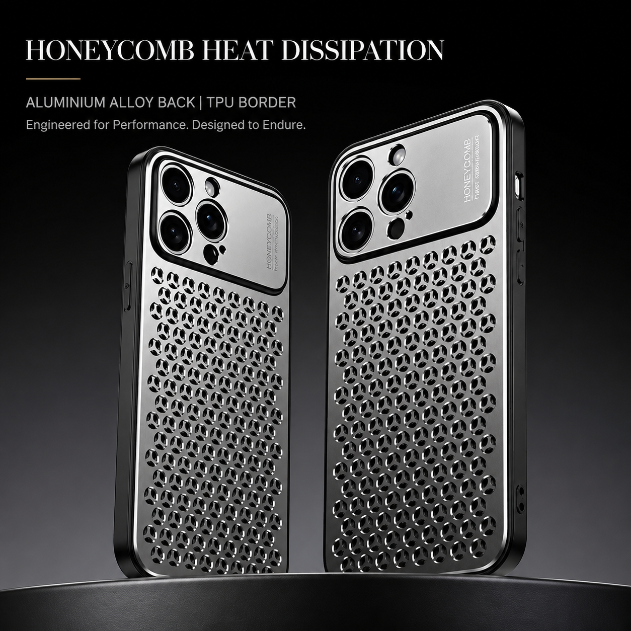 Premium iPhone Case Aluminum Alloy Protective Cover Breathable Metal Frame Shockproof Anti Fingerprint Scratch Resistant Slim Lightweight Design