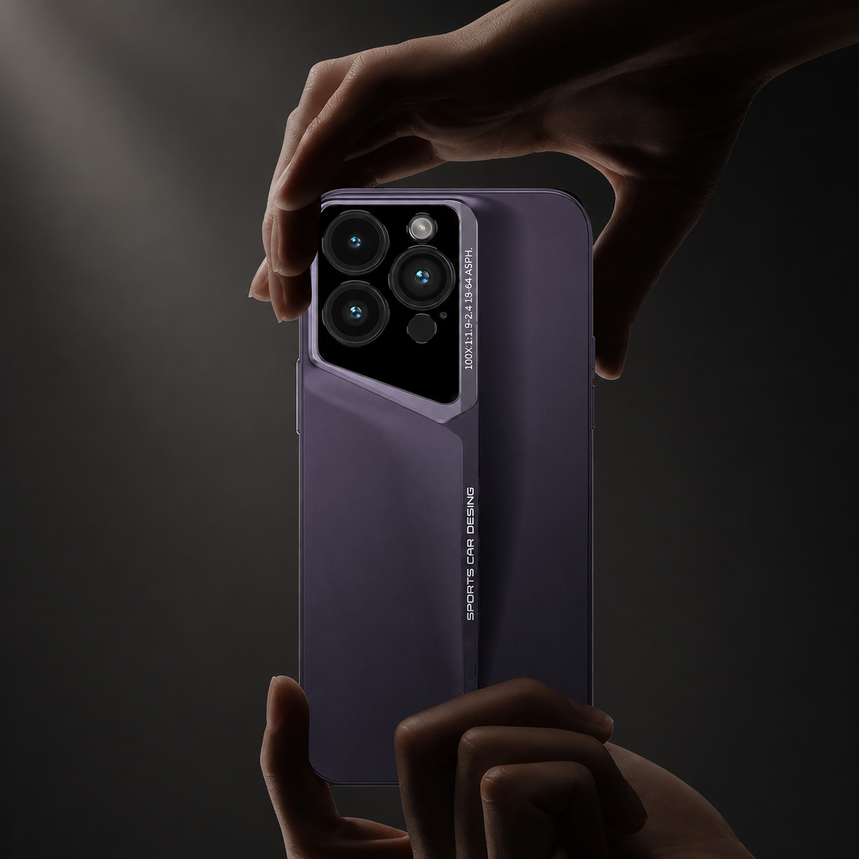 Premium iPhone Case Ultra Slim Magnetic Hard PC Cover Matte Blade Texture Frosted Lens Protection Shockproof Non Slip Full Coverage Design