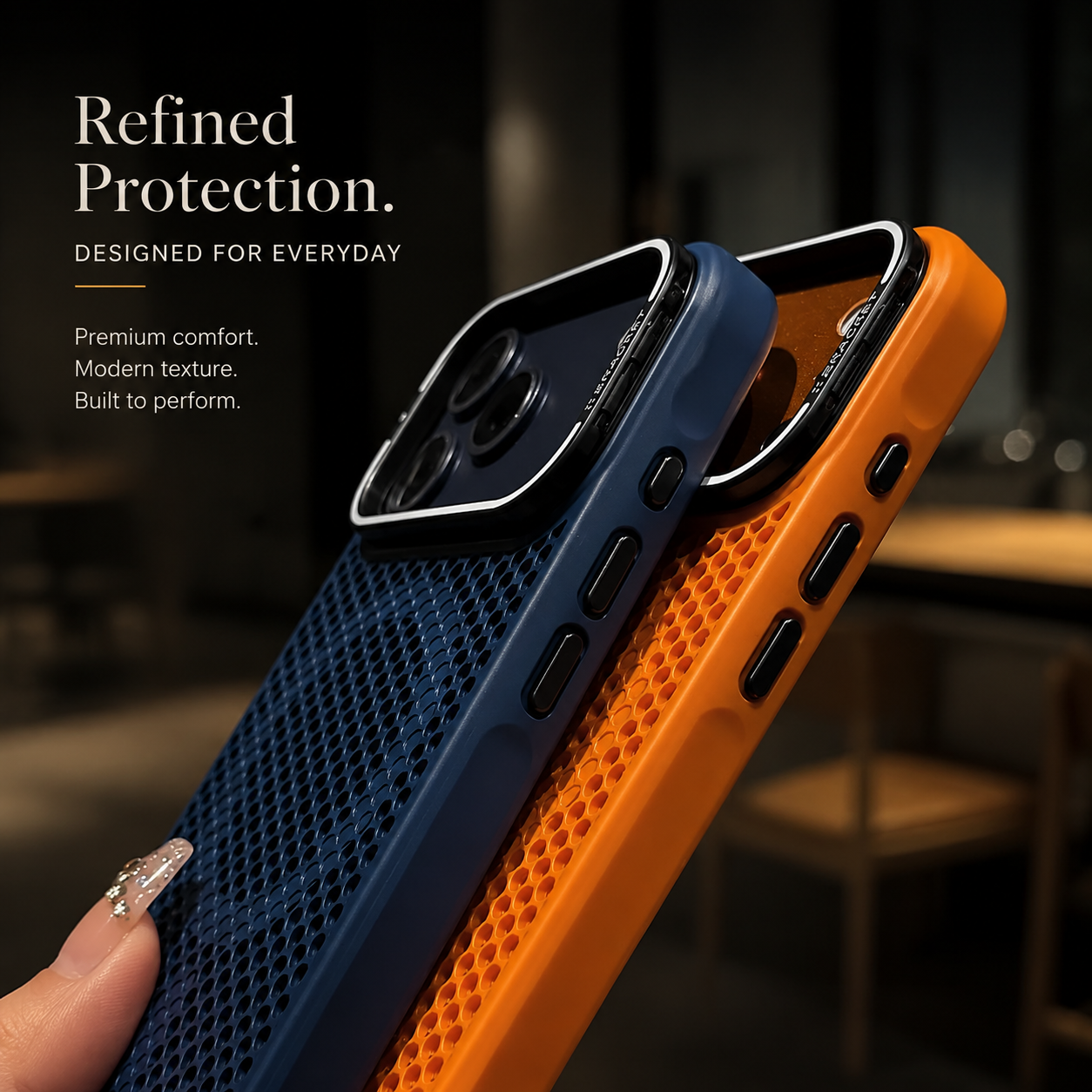 Premium iPhone Case MagSafe Compatible Magnetic Camera Stand Mesh Cooling Shockproof Protective Cover Anti Scratch Matte Camera Lens Protection Slim Full Coverage