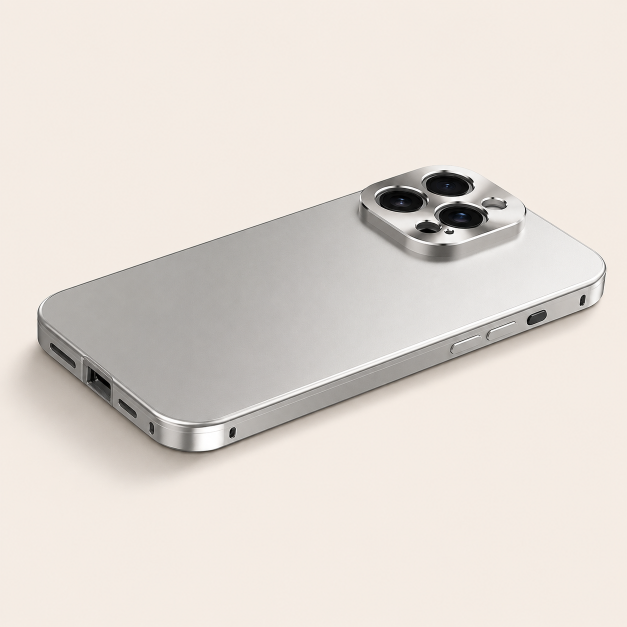 Premium iPhone Case MagSafe Compatible Magnetic Aluminum Frame Shockproof Protective Cover Camera Lens Protection Slim Metal Design Wireless Charging Compatible