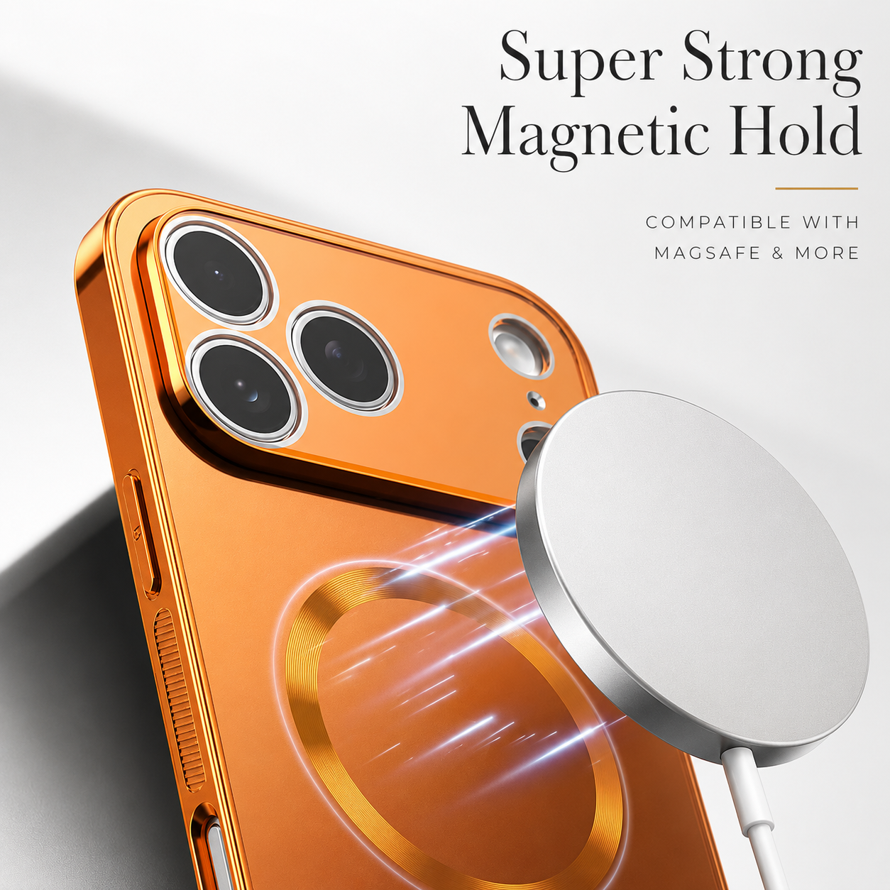 Premium iPhone Case MagSafe Compatible Magnetic Aluminum Frame Electroplated Matte Shockproof Protective Cover Camera Lens Protection Slim Full Coverage
