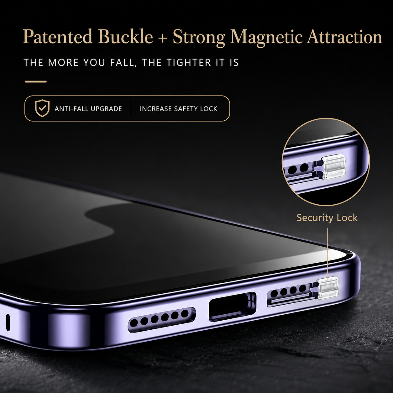 Premium iPhone Case MagSafe Compatible Magnetic Fit Double Sided Tempered Glass Metal Frame 360 Full Body Shockproof Cover Camera Lens Protection Slim Design