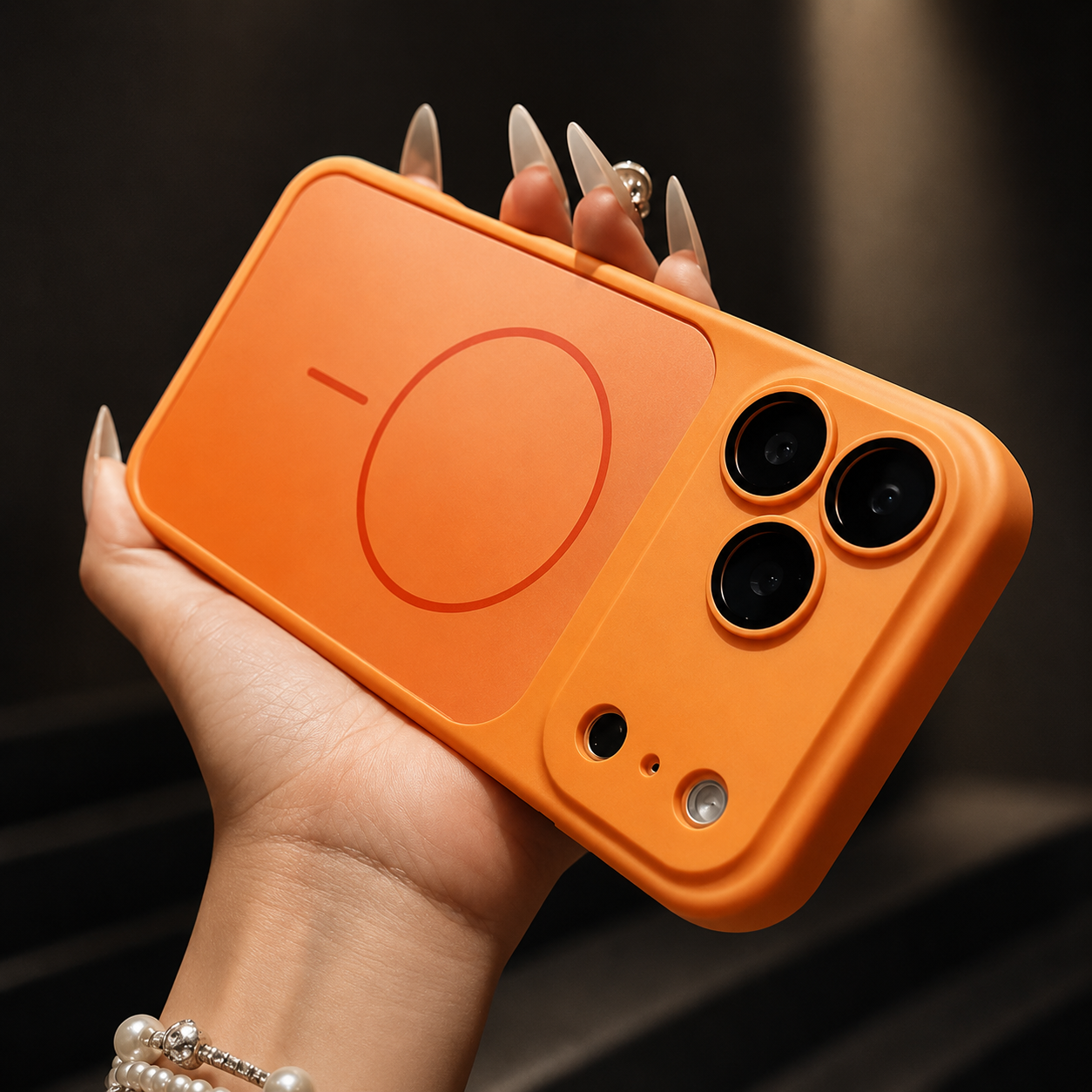 Premium iPhone Case MagSafe Compatible Magnetic Matte Protective Cover Shockproof PC Back Glass Camera Lens Guard Anti Fingerprint Slim Full Coverage Design