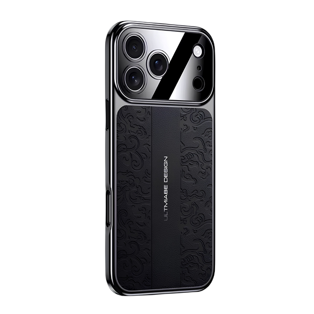 Premium iPhone Case Leather Electroplated Soft TPU Magnetic Shockproof Protective Cover Luxury Slim Half Wrapped Full Coverage Design Anti Scratch Case