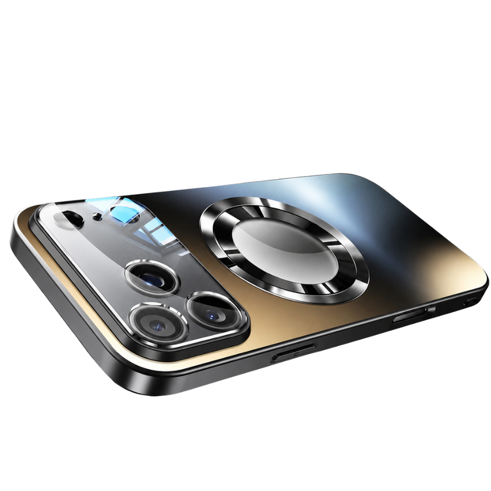 Premium iPhone Case MagSafe Compatible Magnetic Titanium Matte Cover Shockproof Protective PC TPU Back Camera Lens Protection Ultra Thin Full Coverage