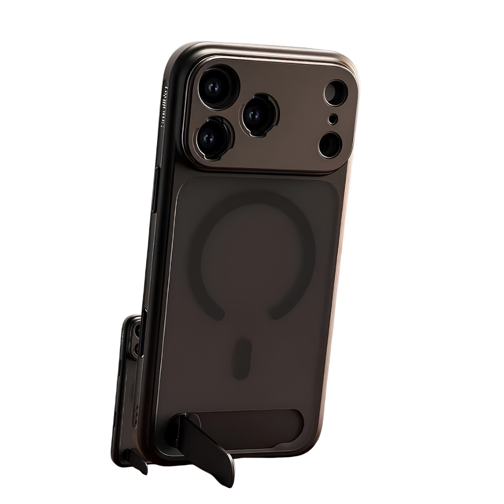 Premium iPhone Case Photography Cover MagSafe Compatible 67mm Filter Mount 17mm Lens Support Kickstand Shockproof Full Coverage Protective Design