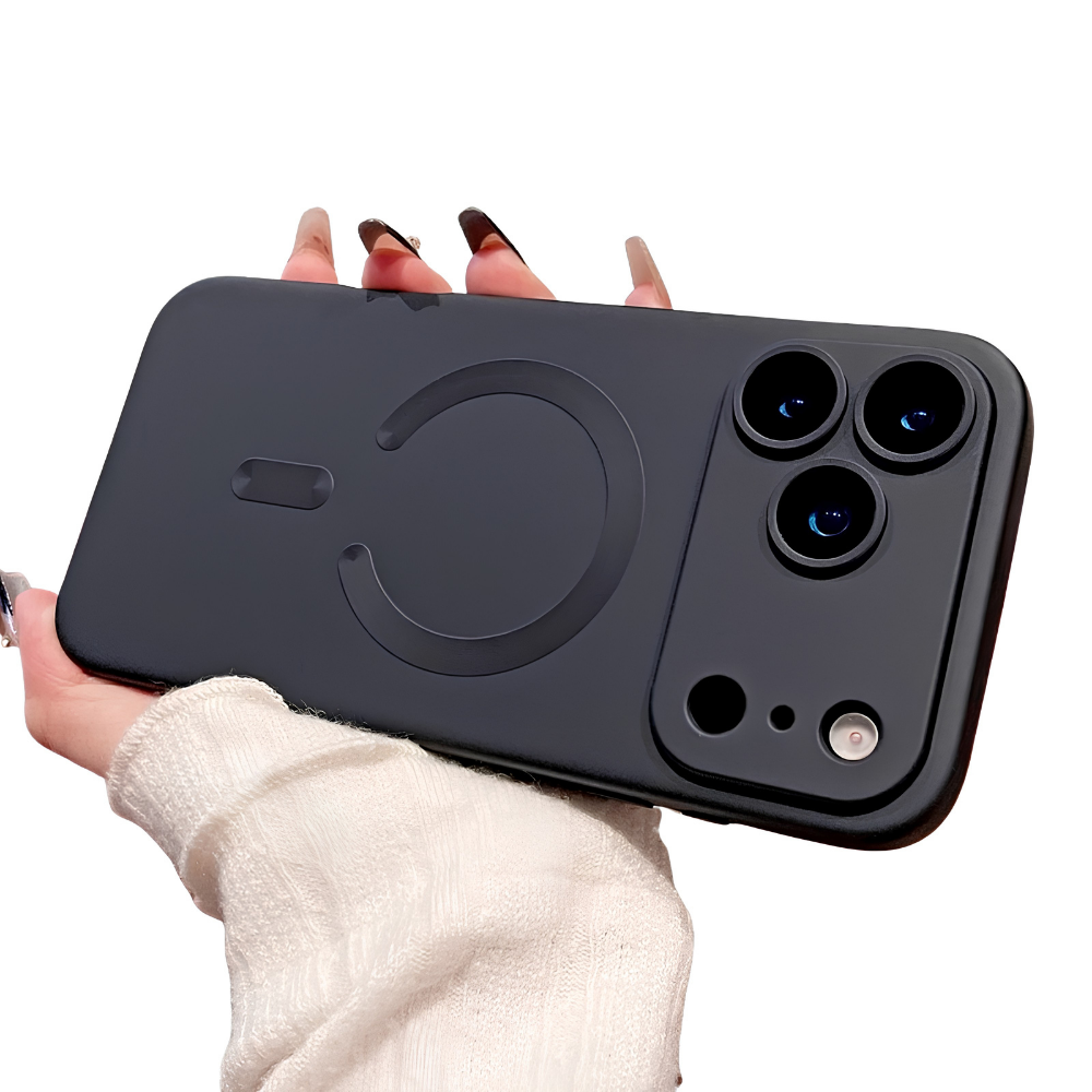 Premium iPhone Case MagSafe Compatible Magnetic Metallic Finish Shockproof Protective Cover Wireless Charging Camera Lens Protection Slim Soft Full Coverage