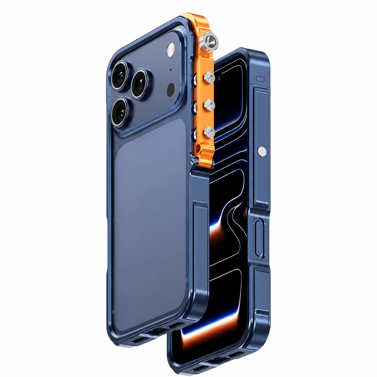 Premium iPhone Case MagSafe Compatible Magnetic Aluminum Bumper Frame Cover Shockproof Edge Protection Heat Dissipation Camera Lens Guard Slim Lightweight