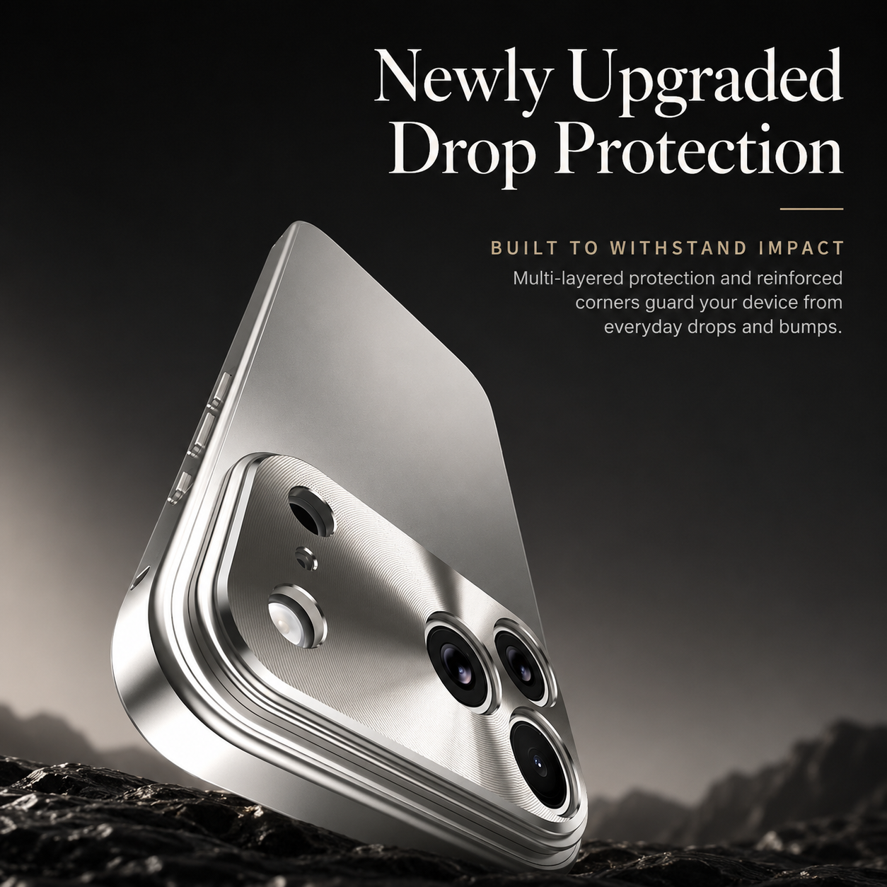 Premium iPhone Case Ultra Thin Aluminum Frame Frosted Matte Back Cover Shockproof Protective Camera Lens Guard Slim Design Full Coverage Anti Fingerprint