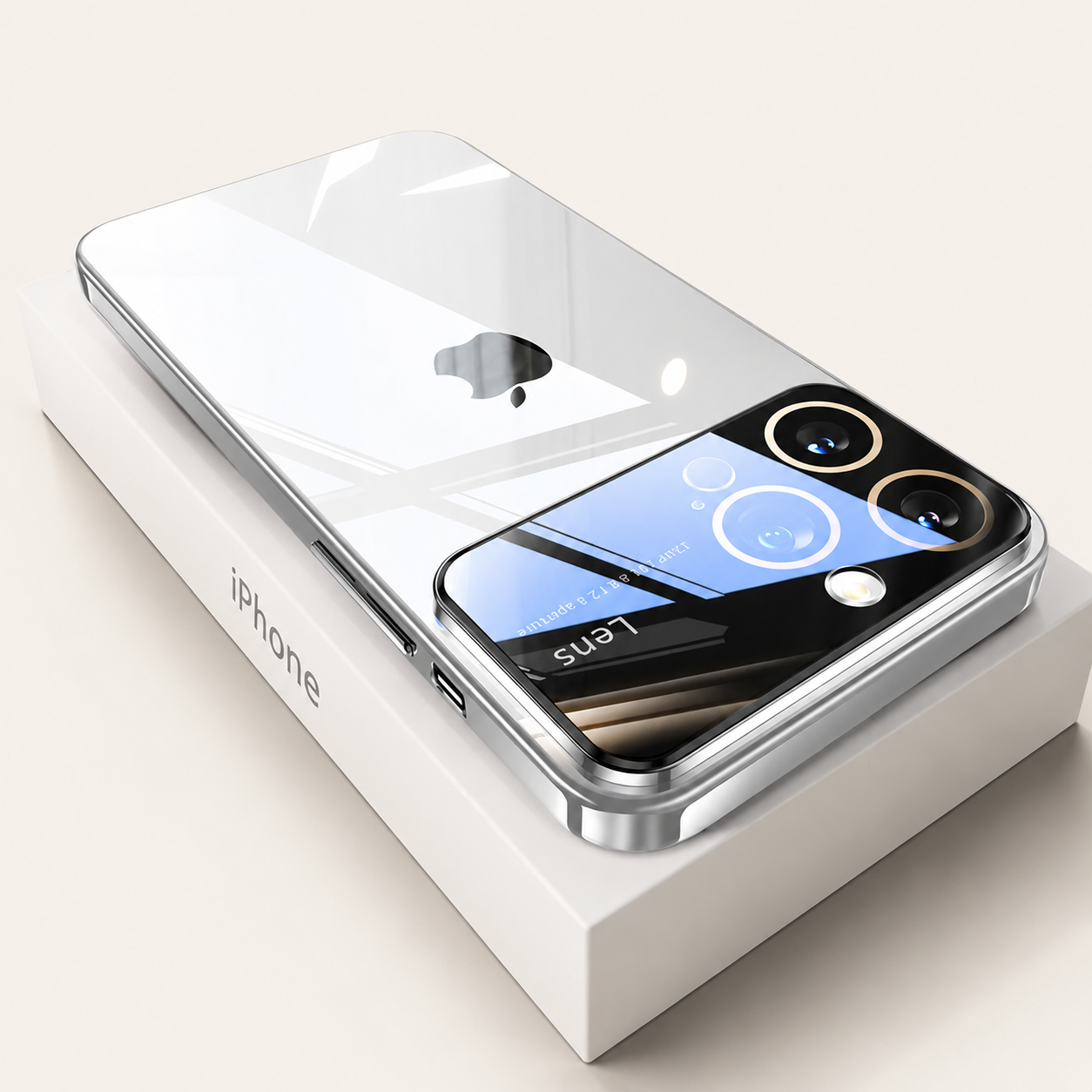 Premium iPhone Case MagSafe Compatible Transparent Shockproof Protective Cover Clear Hard Back Silicone Bumper Camera Lens Protection Ultra Thin Full Coverage