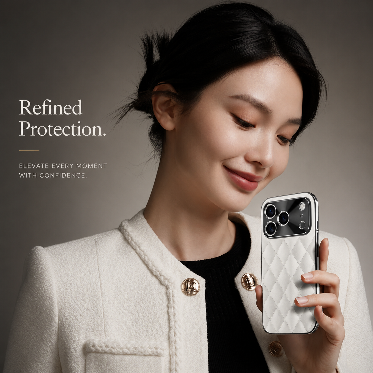 Premium iPhone Case MagSafe Compatible PU Leather Protective Cover Shockproof Camera Lens Protection Anti Scratch Non Slip Slim Full Coverage