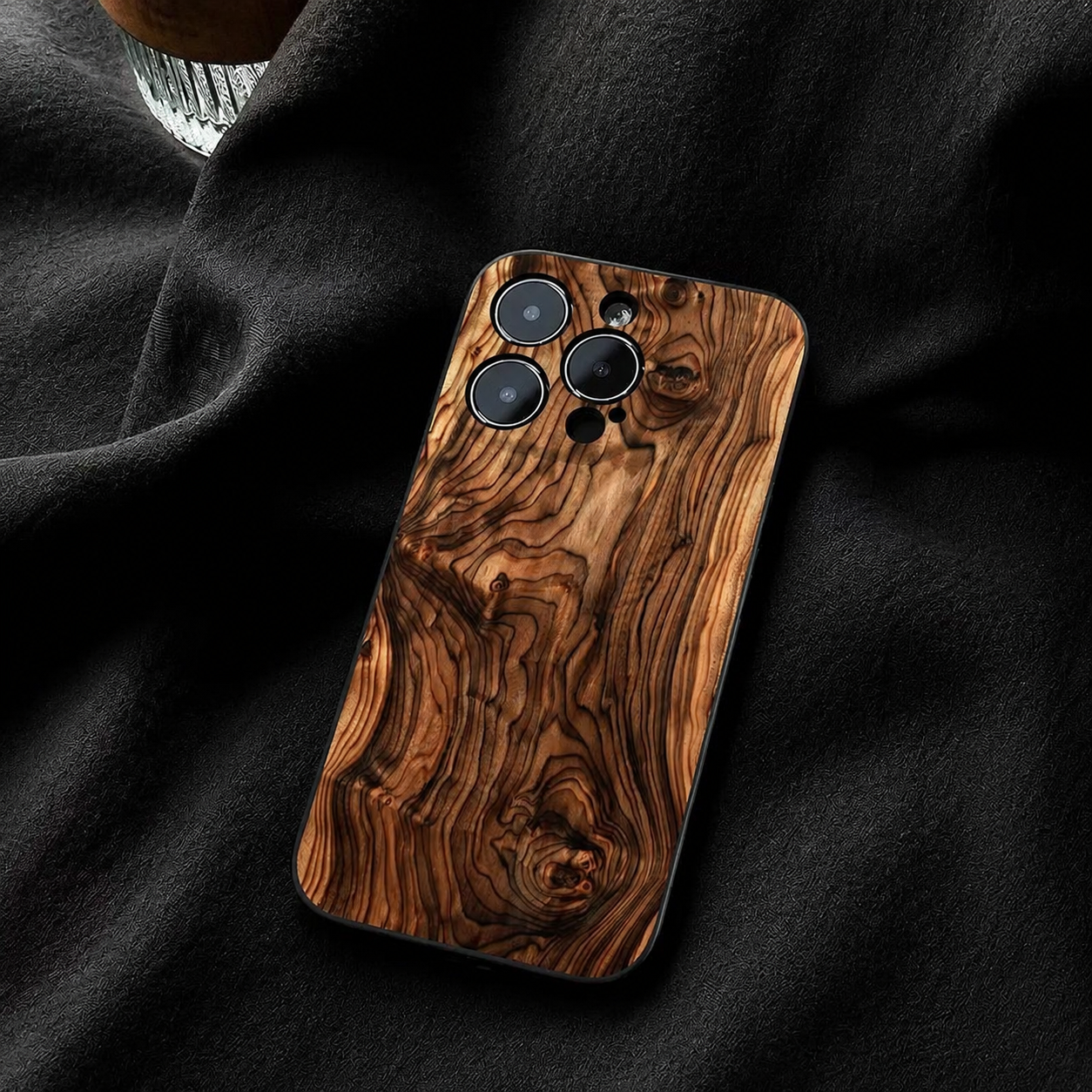 Premium iPhone Case MagSafe Compatible Magnetic Protective Cover Natural Wood Back Shockproof TPU Bumper Camera Lens Protection Ultra Thin Full Coverage