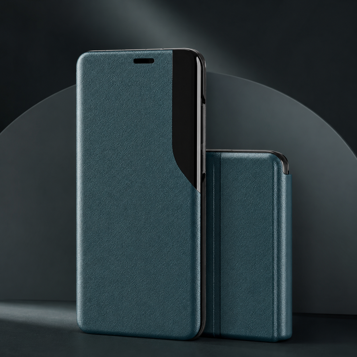 Premium iPhone Wallet Case MagSafe Compatible Magnetic Flip Cover PU Leather Card Holder Kickstand Shockproof Protective Full Coverage Camera Lens Guard Design