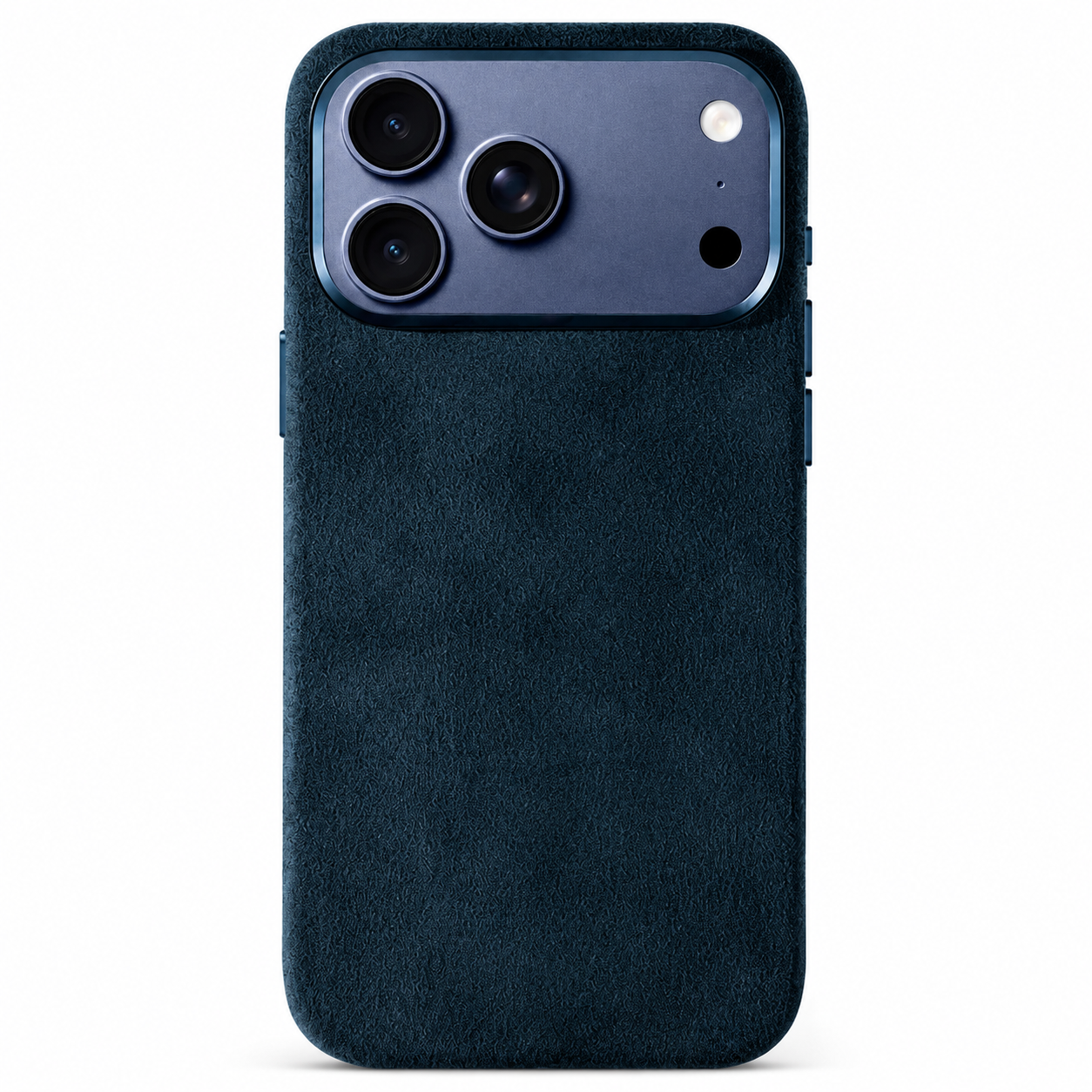 Premium iPhone Case Italian Alcantara Magnetic MagSafe Compatible Smart Button Leather Finish Protective Cover Slim Full Coverage Luxury Design