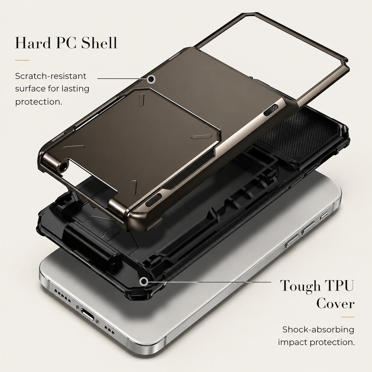Premium iPhone Case Wallet MagSafe Compatible Magnetic Card Holder Shockproof Protective Cover Camera Lens Protection Slim Full Coverage