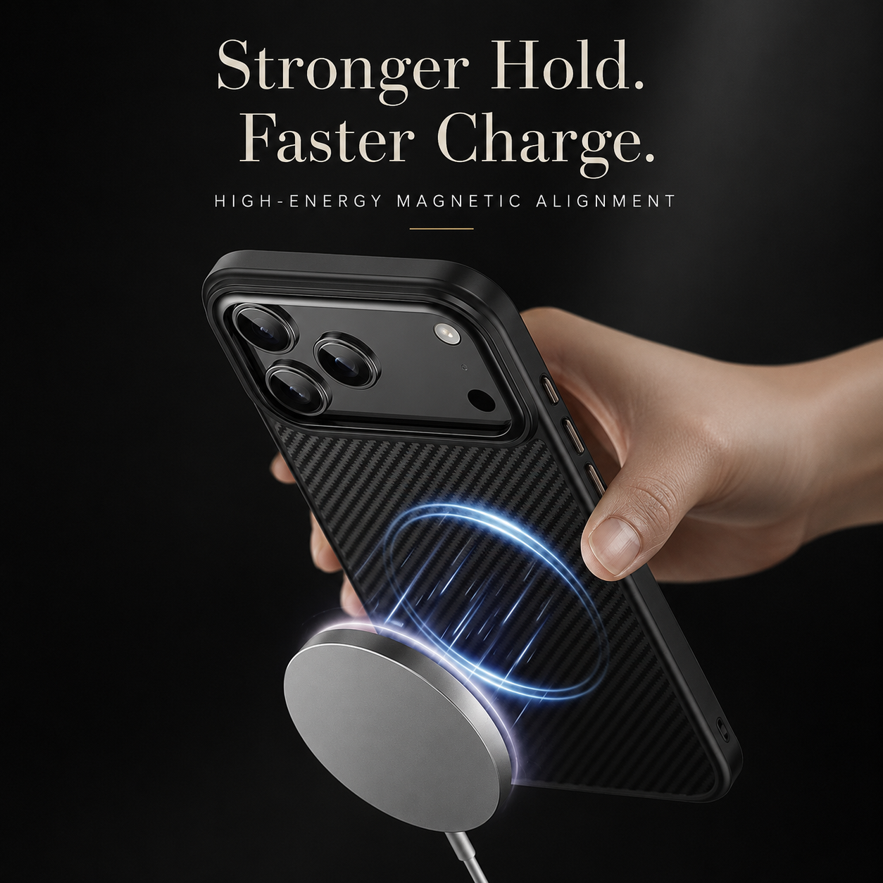 Premium iPhone Case MagSafe Compatible Kevlar Carbon Fiber Cover TPU PC Hybrid Magnetic Shockproof Protective Anti Fingerprint Slim Lightweight Design