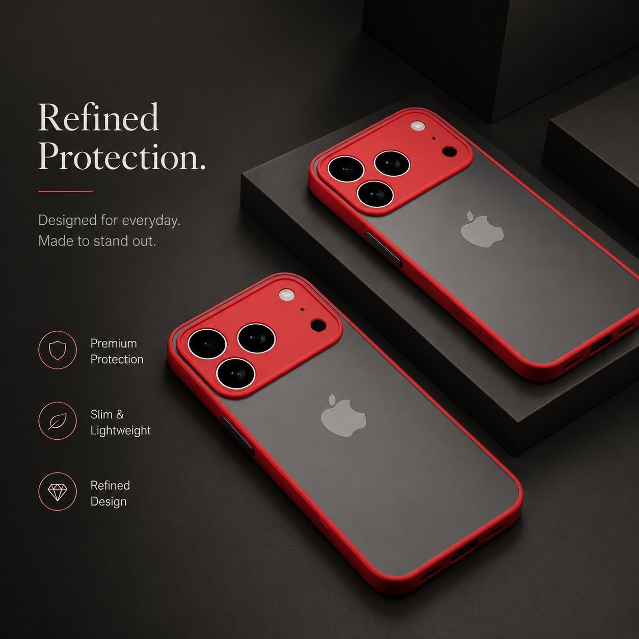 Premium iPhone Case MagSafe Compatible Translucent Armor Protective Cover Shockproof Bumper Camera Lens Protection Matte Anti Scratch Slim Full Coverage