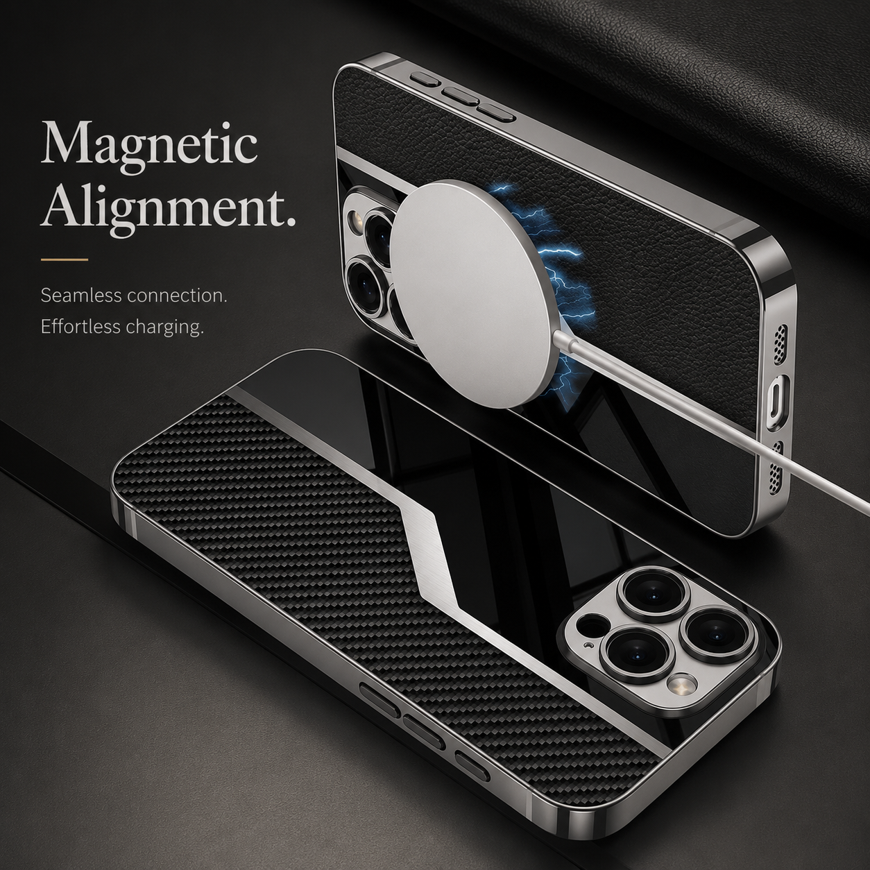Premium iPhone Case Leather Plating Cover Soft TPU Edge Camera Lens Protection Shockproof Anti Scratch Ultra Thin Full Coverage Protective Design
