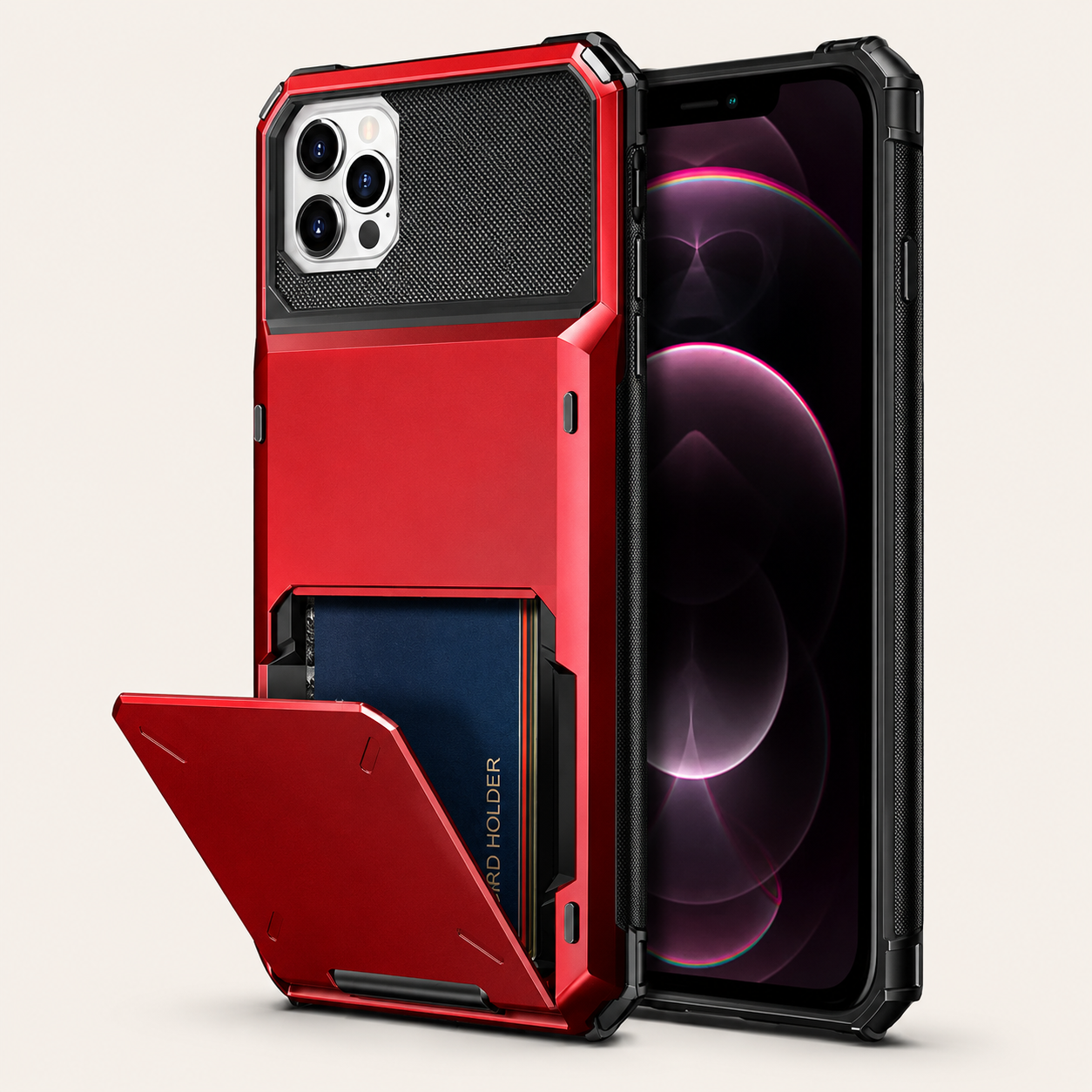 Premium iPhone Case Wallet MagSafe Compatible Magnetic Card Holder Shockproof Protective Cover Camera Lens Protection Slim Full Coverage