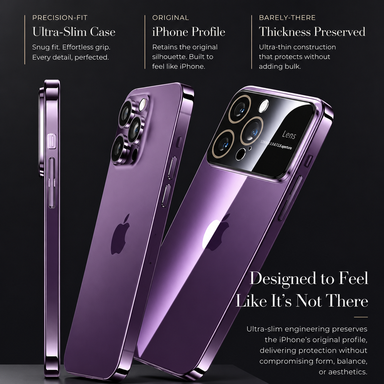 Premium iPhone Case MagSafe Compatible Transparent Shockproof Protective Cover Clear Hard Back Silicone Bumper Camera Lens Protection Ultra Thin Full Coverage