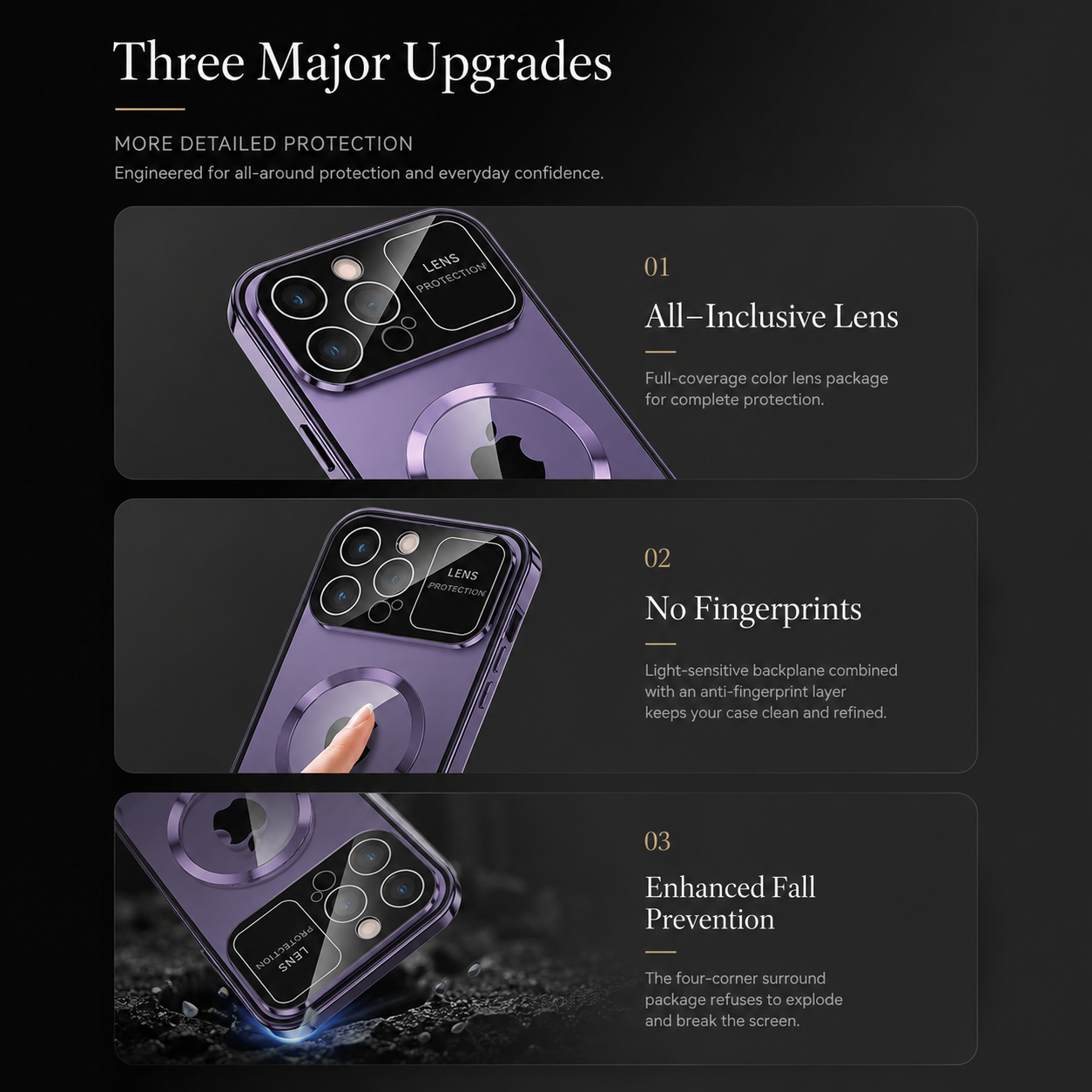 Premium iPhone Case MagSafe Compatible Magnetic Privacy Screen Protective Cover Anti Spy Frosted Glass Back Shockproof Camera Protection Ultra Thin Full Coverage