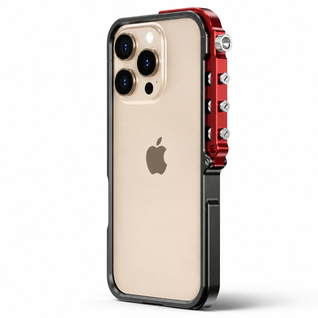 Premium iPhone Case Magnetic Aluminum Alloy Cyberpunk Bumper Heat Dissipation Shockproof Non Slip Lightweight Full Coverage Protective Design