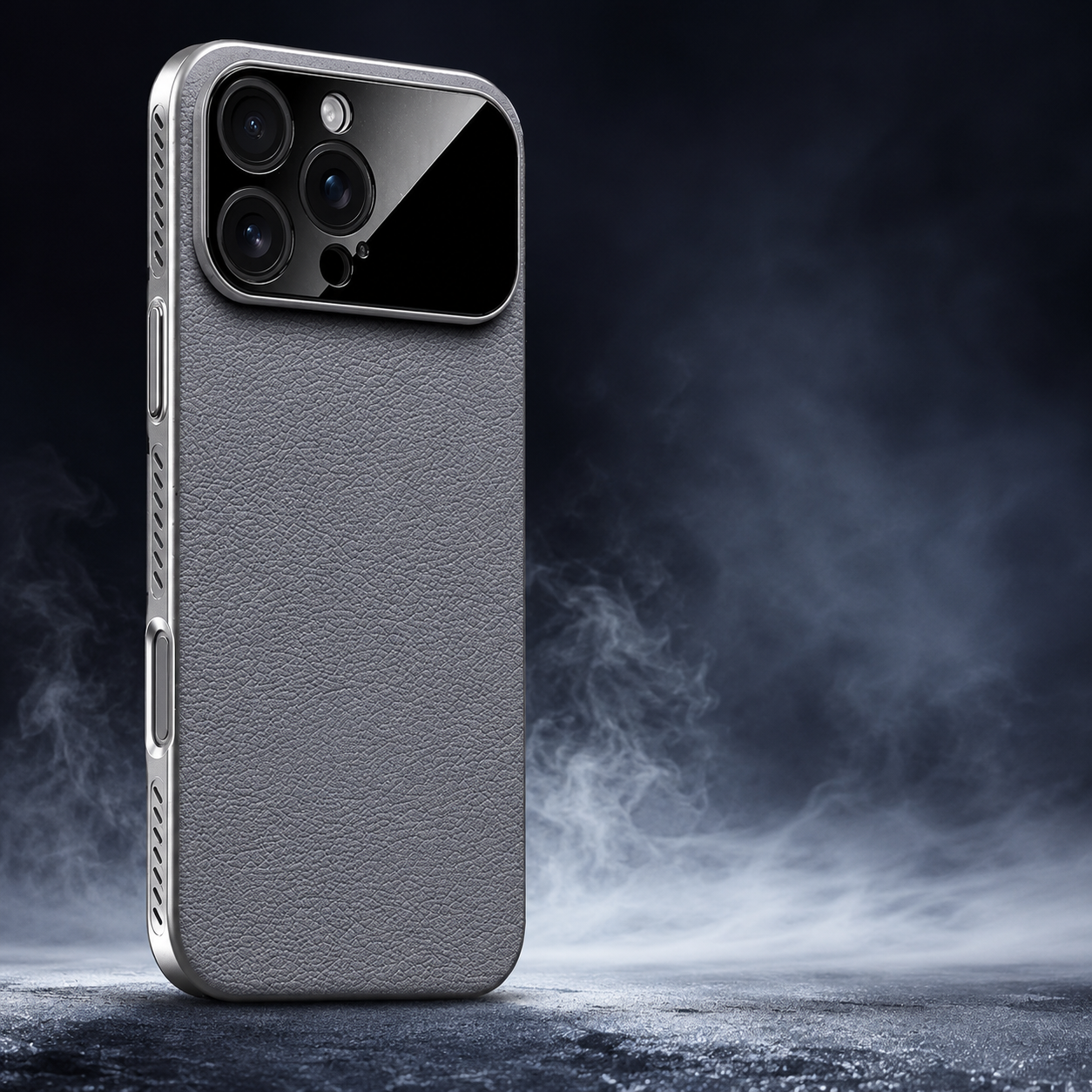 Premium iPhone Case MagSafe Magnetic Leather Border Cover Shockproof Heat Dissipation Camera Protection Anti Fingerprint Slim Full Coverage Design