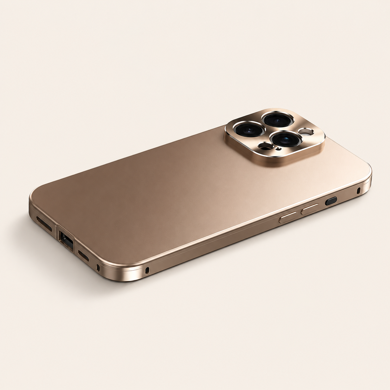 Premium iPhone Case MagSafe Compatible Magnetic Aluminum Frame Shockproof Protective Cover Camera Lens Protection Slim Metal Design Wireless Charging Compatible