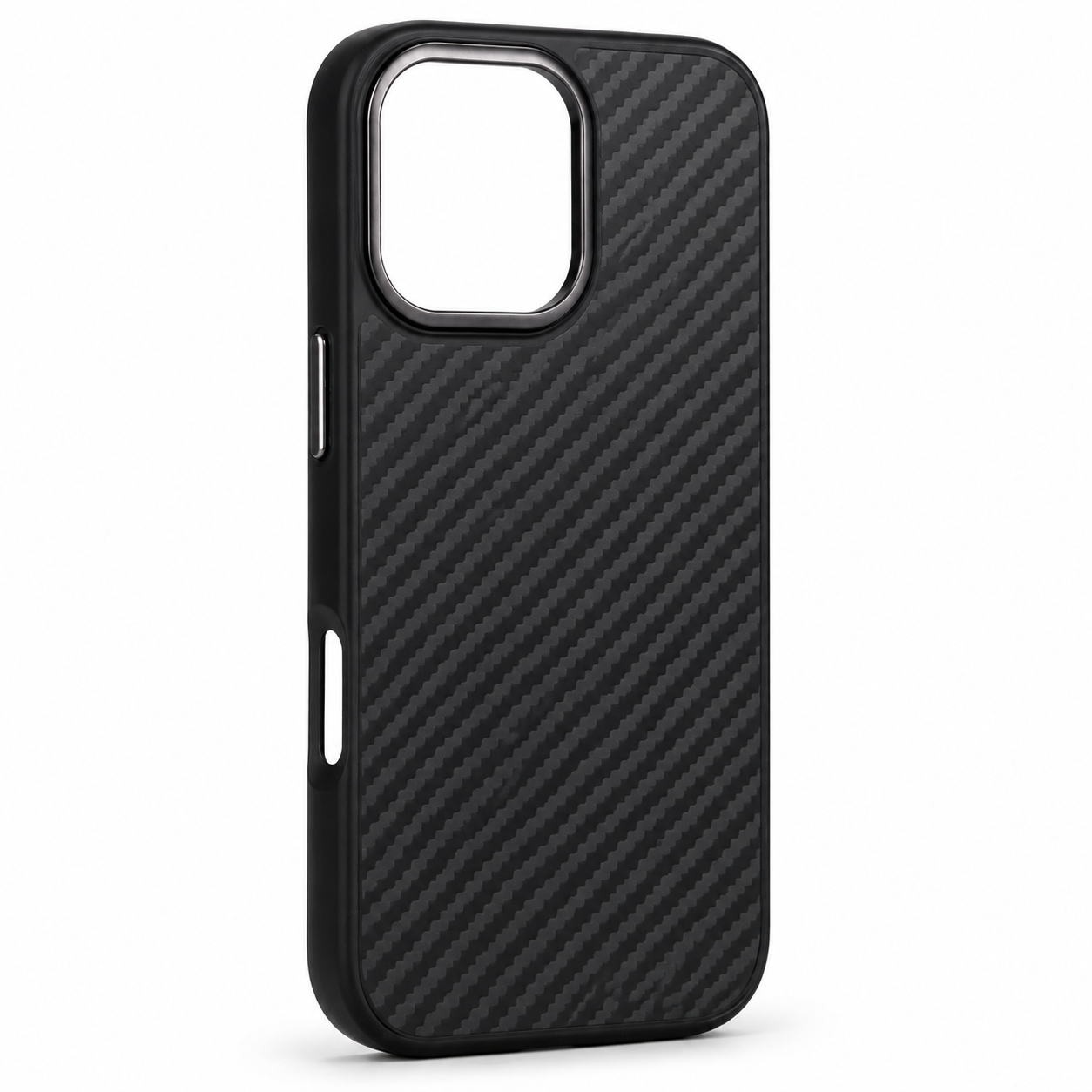 Premium iPhone Case MagSafe Compatible Carbon Fiber Cover TPU Shockproof Ultra Lightweight Anti Scratch Camera Protection Slim Protective Design