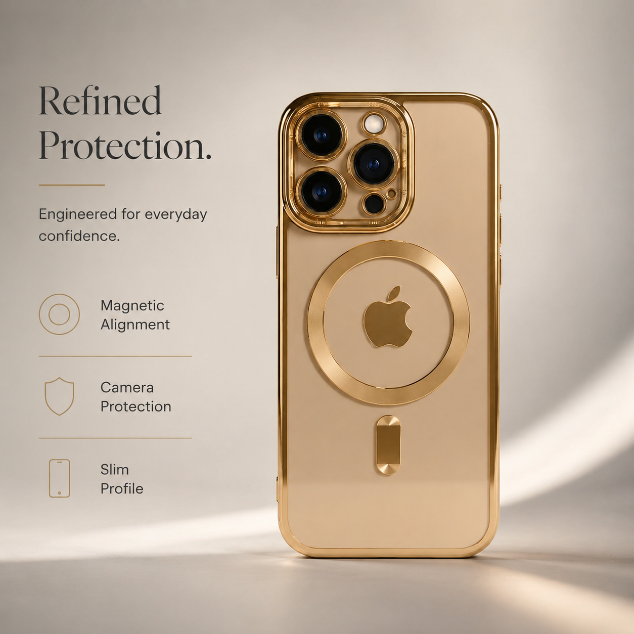 Premium iPhone Case MagSafe Compatible Magnetic Transparent TPU Protective Cover Shockproof Camera Lens Protection Anti Yellowing Slim Full Coverage