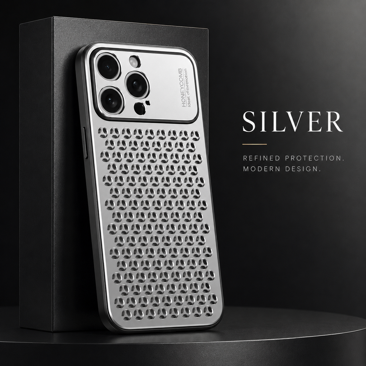 Premium iPhone Case Aluminum Alloy Protective Cover Breathable Metal Frame Shockproof Anti Fingerprint Scratch Resistant Slim Lightweight Design