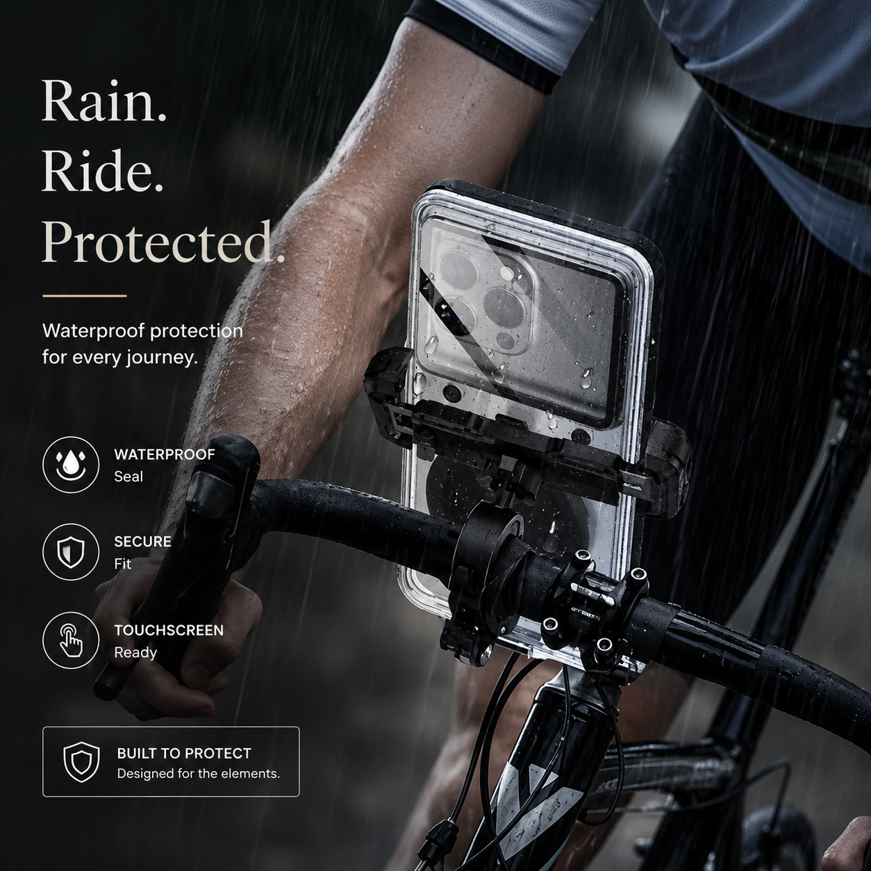 Premium iPhone Case Waterproof IP68 Protective Cover Full Body Shockproof Vacuum Seal System Underwater Touchscreen Access Dustproof Durable Design