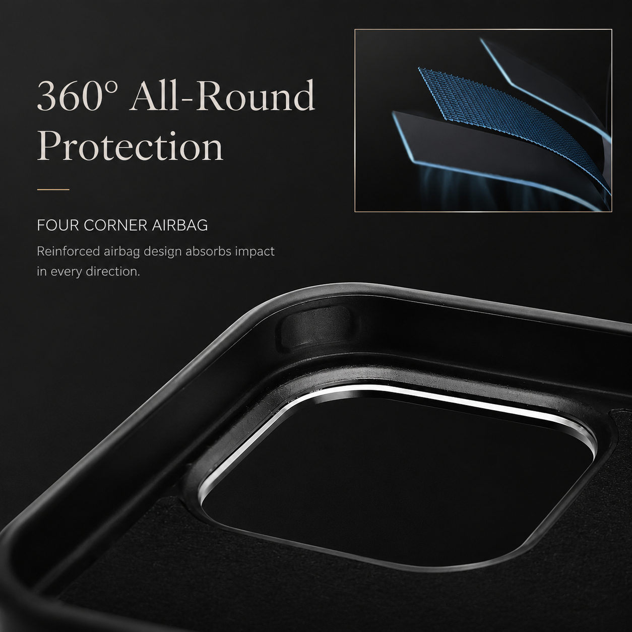 Premium iPhone Case Carbon Fiber Aramid Armor Cover Metal Frame Shockproof Full Coverage Anti Scratch Wireless Charging Slim Protective Design