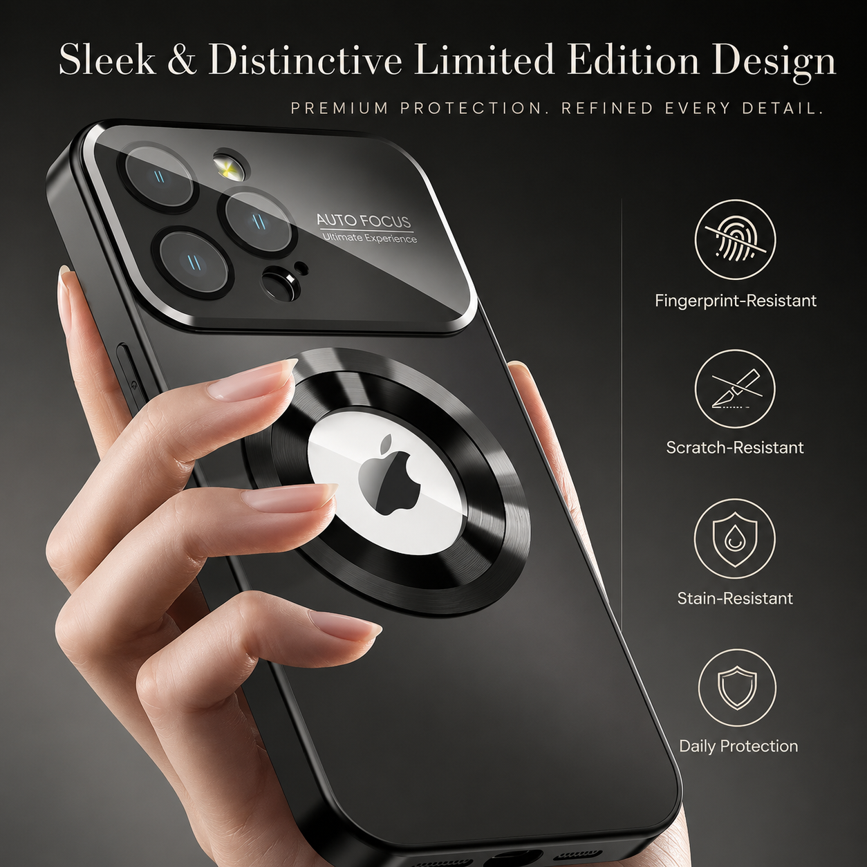 Premium iPhone Case MagSafe Compatible Magnetic Electroplated Glass Cover Shockproof Protective Camera Lens Protection Slim Reflective Hard Back