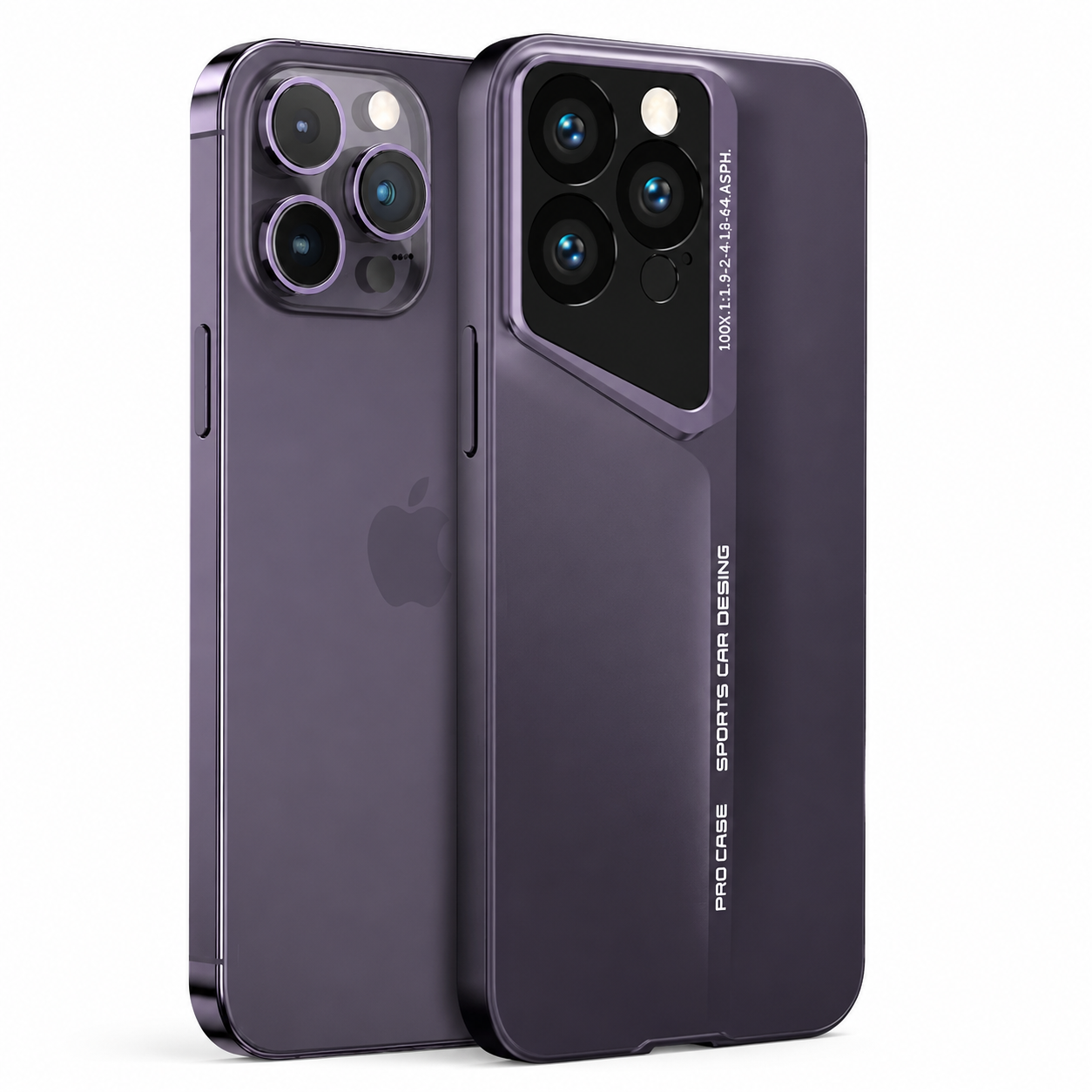 Premium iPhone Case Ultra Thin Titanium Style Cover Shockproof Camera Lens Protection Lightweight Non Slip Full Coverage Anti Scratch Slim Design