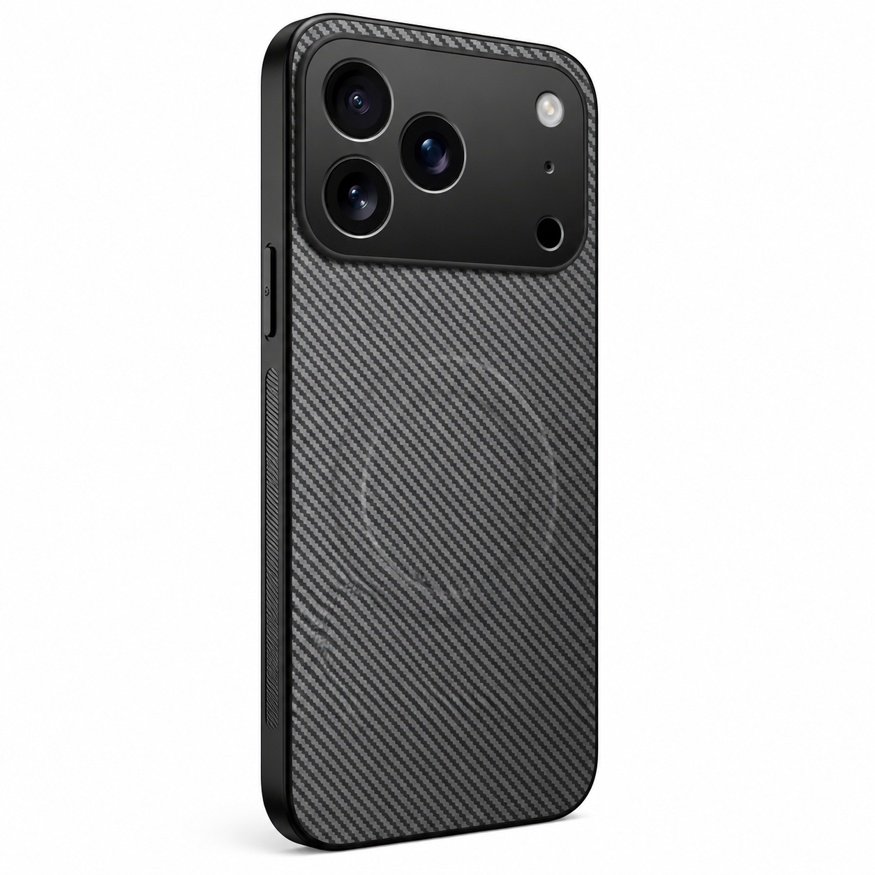 Premium iPhone Case MagSafe Compatible Carbon Fiber Leather Protective Cover Wireless Charging Shockproof Anti Scratch Slim Camera Lens Protection Full Coverage