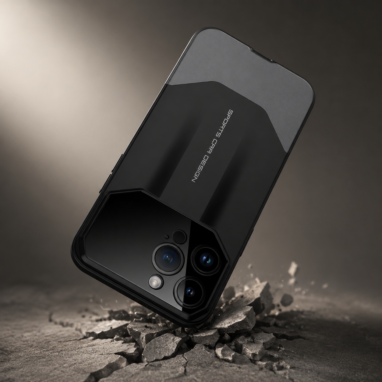 Premium iPhone Case Shockproof Protective Cover 2 in 1 Hard PC Camera Lens Protection Anti Scratch Slim Dustproof Full Coverage Supercar Design