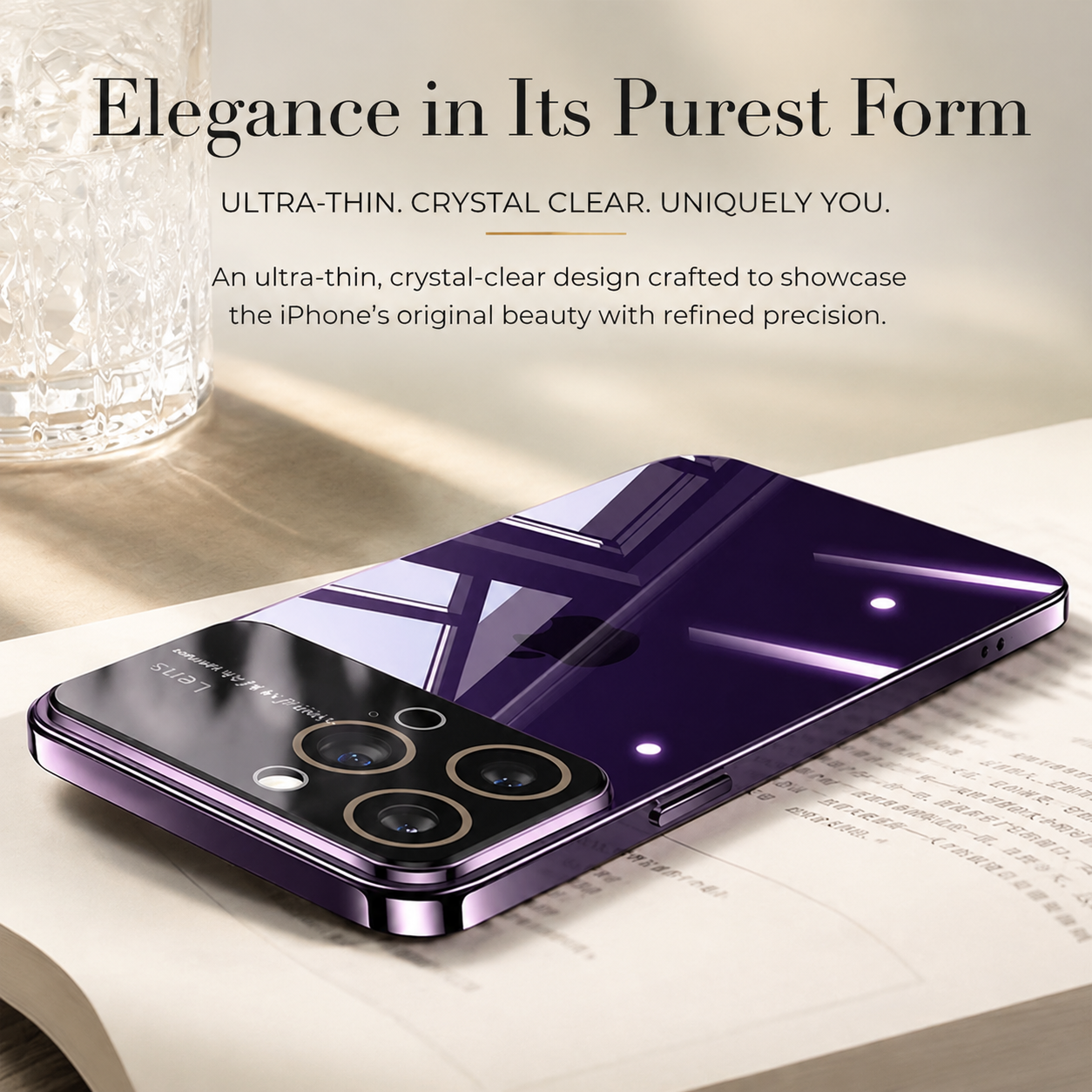 Premium iPhone Case MagSafe Compatible Transparent Shockproof Protective Cover Clear Hard Back Silicone Bumper Camera Lens Protection Ultra Thin Full Coverage