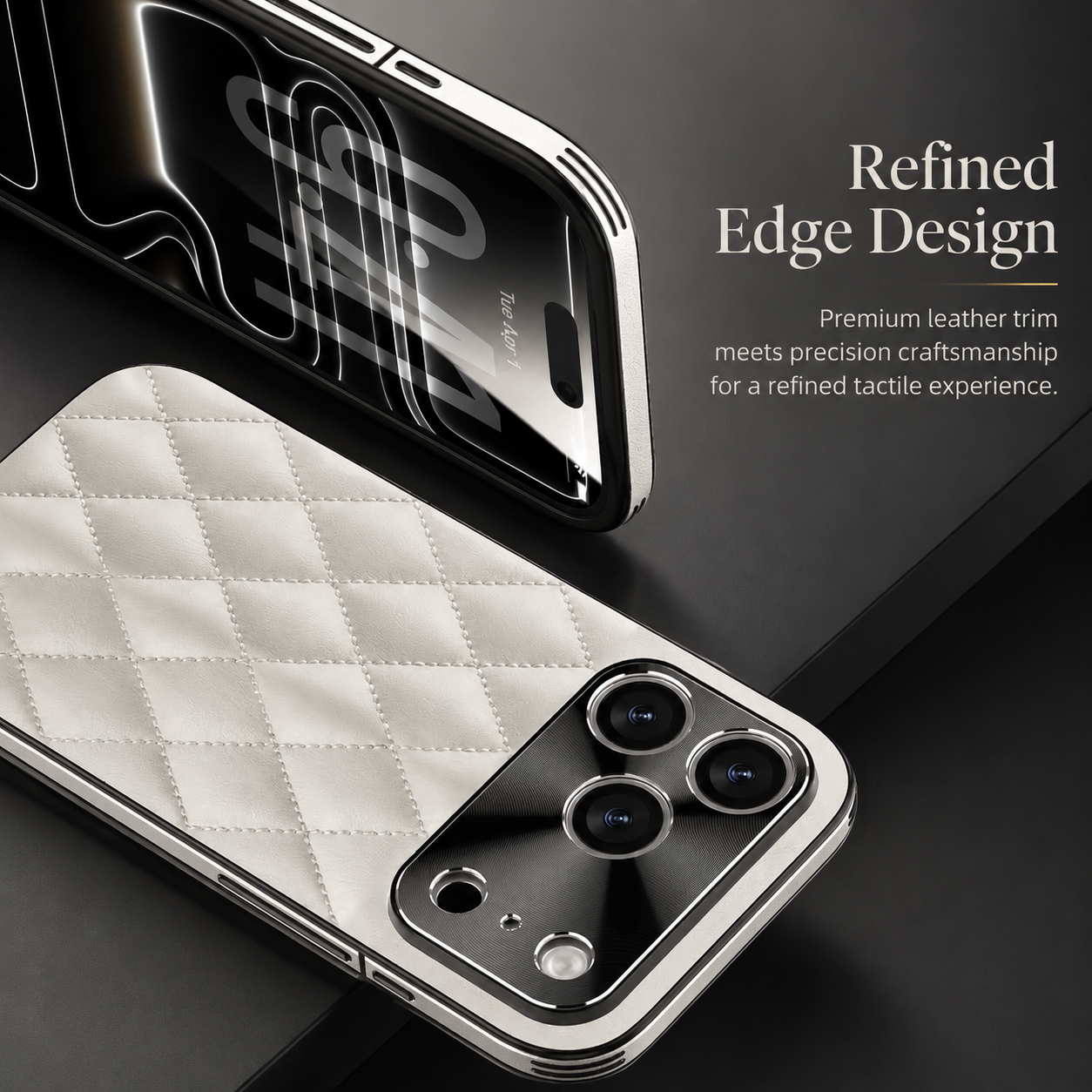 Premium iPhone Case MagSafe Compatible PU Leather Protective Cover Shockproof Camera Lens Protection Anti Scratch Non Slip Slim Full Coverage