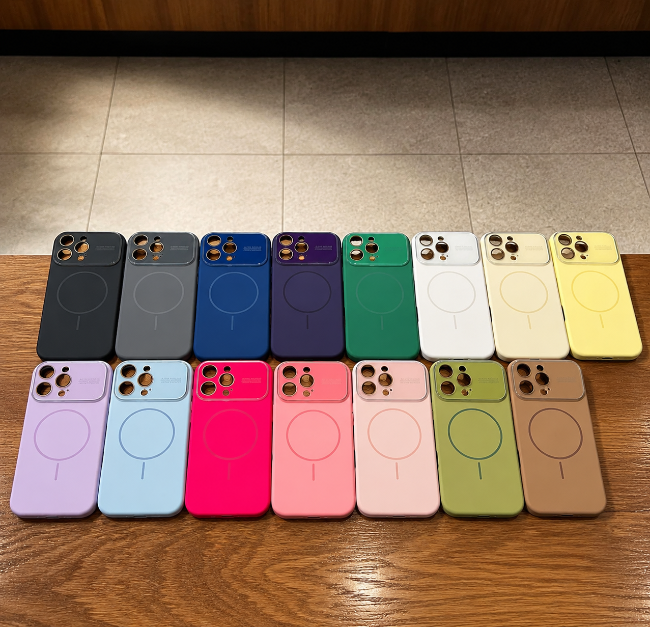 Premium iPhone Case Liquid Silicone MagSafe Cover Acrylic Camera Lens Protection Shockproof Soft Touch Anti Dust Slim Full Coverage Protective Design
