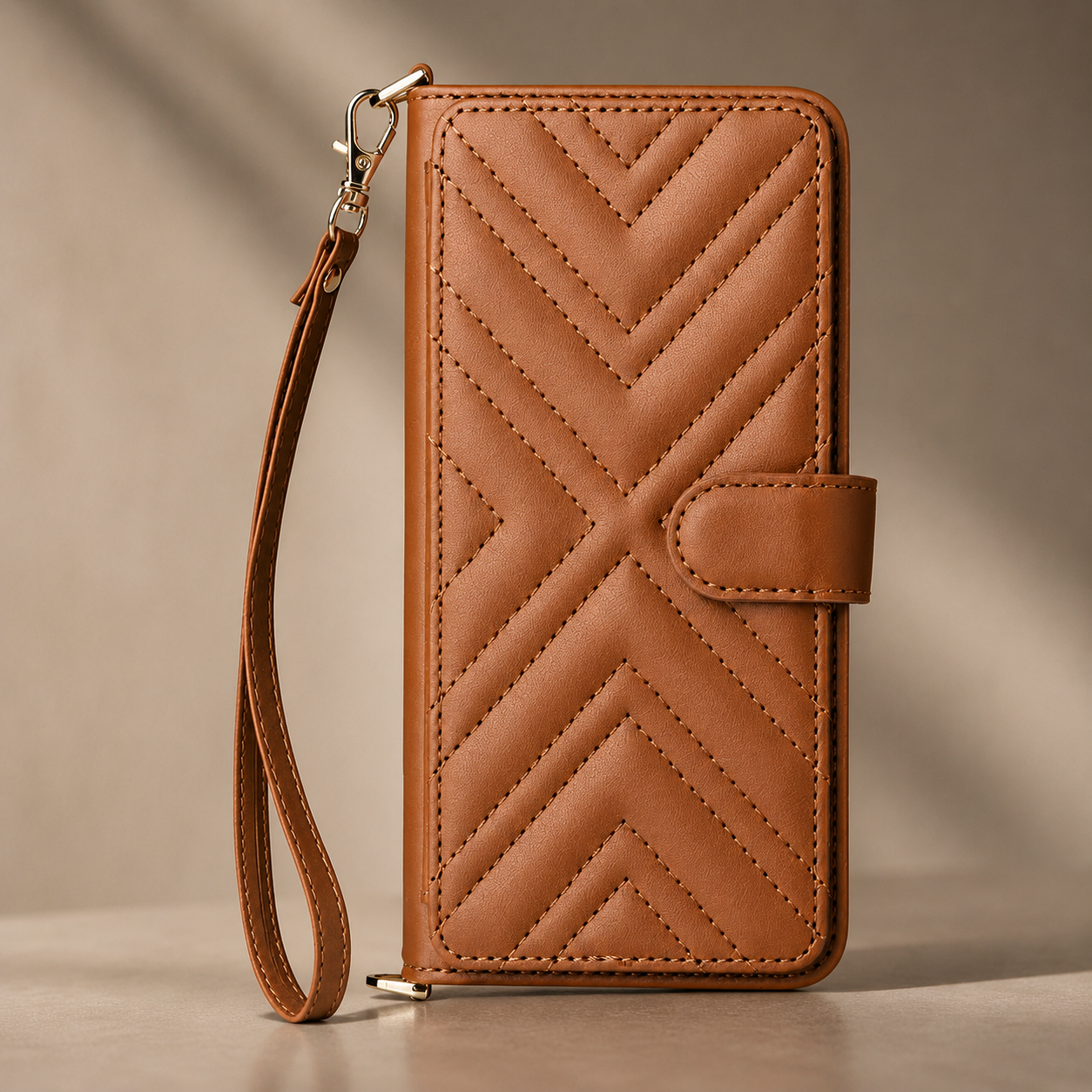 Premium iPhone Case Crossbody Wallet PU Leather Cover Card Holder Shoulder Strap Magnetic Closure Shockproof Full Coverage Slim Design